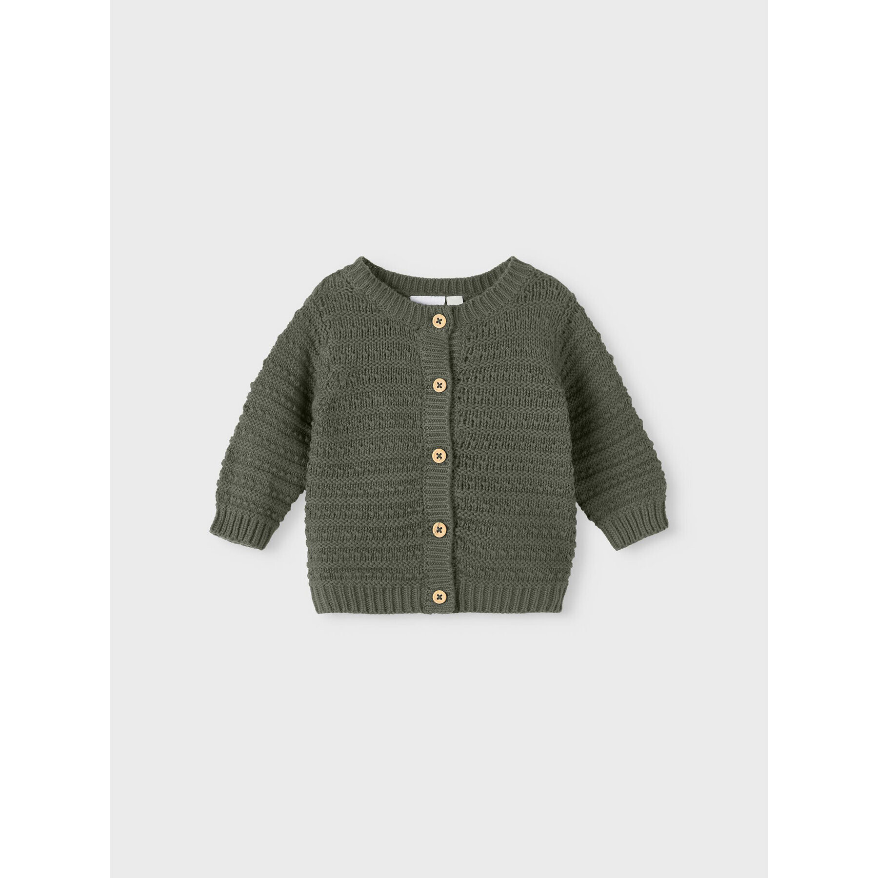 NAME IT Cardigan 13204366 Verde Regular Fit - Pled.ro