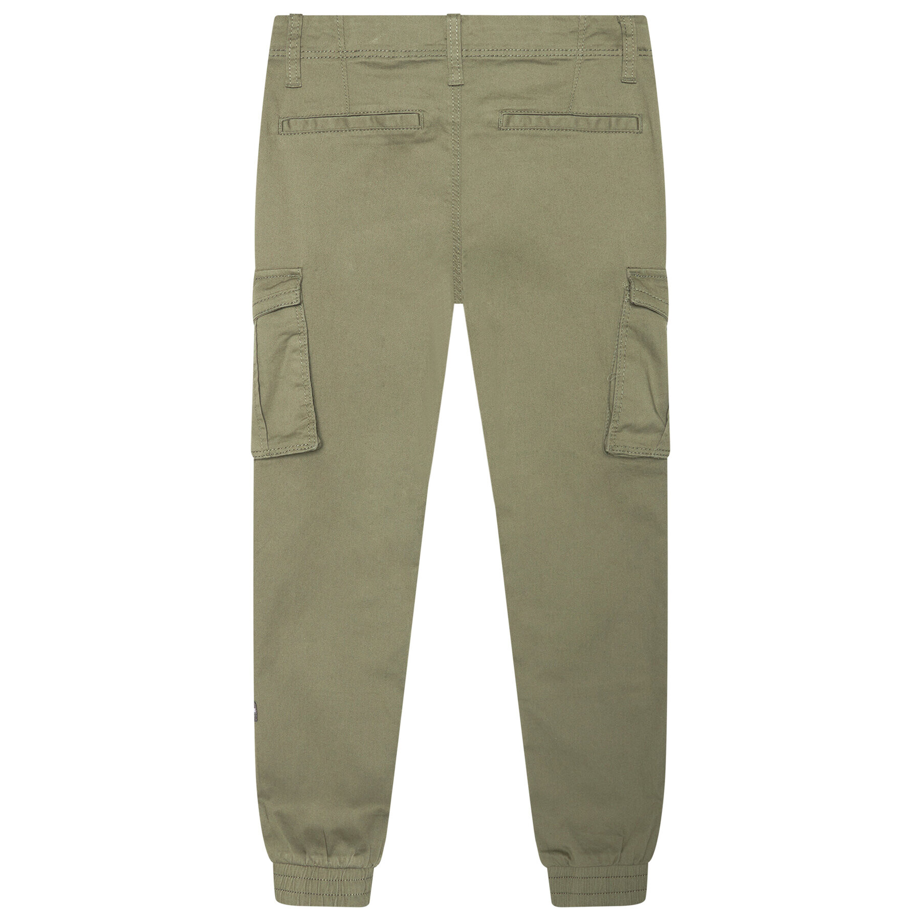 NAME IT Pantaloni din material Bamgo 13151735 Verde Regular Fit - Pled.ro