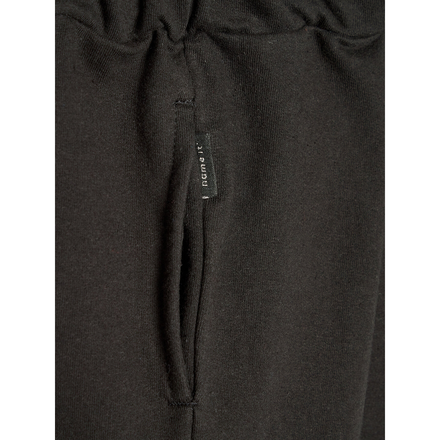 NAME IT Pantaloni trening 13196271 Negru Regular Fit - Pled.ro