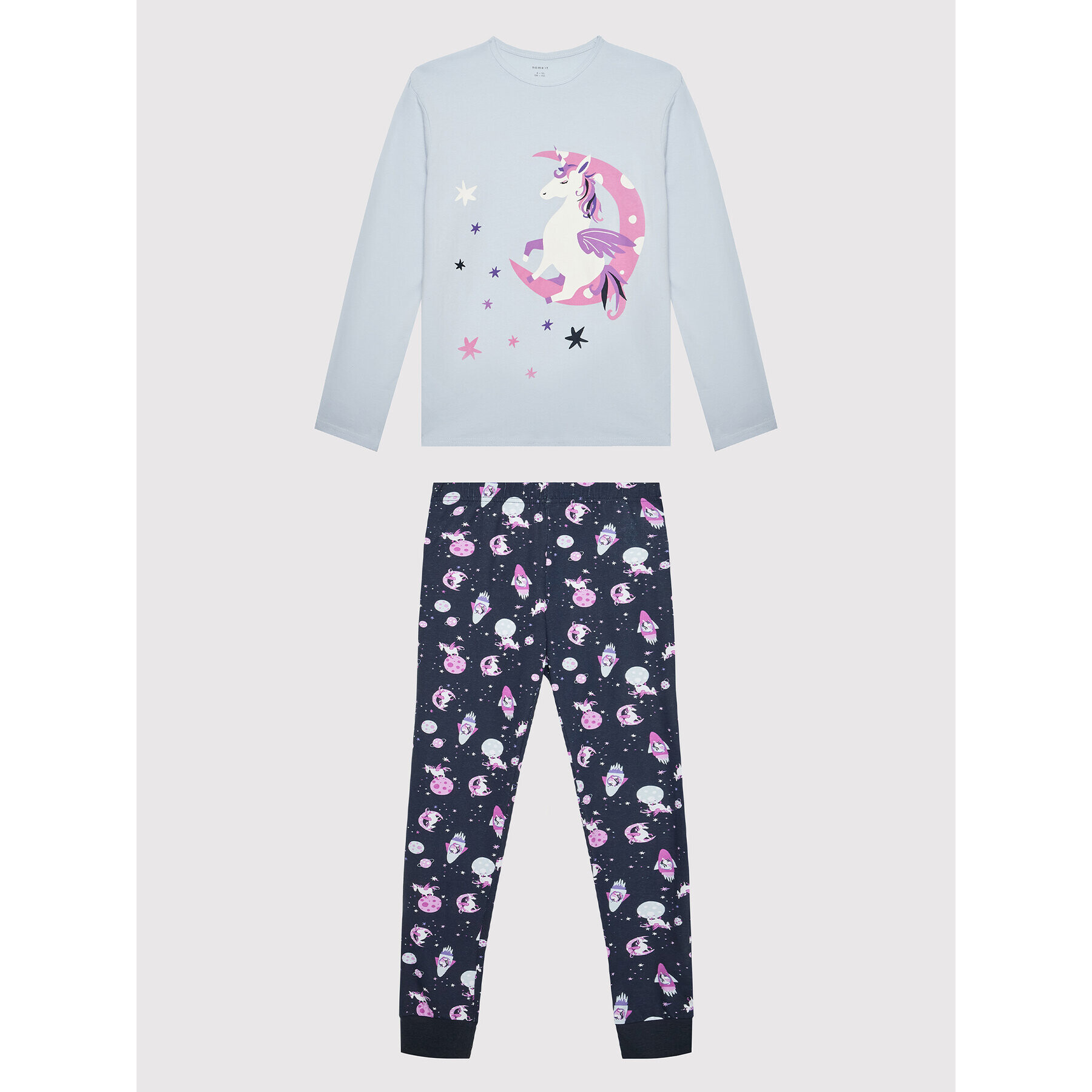 NAME IT Pijama 13199360 Bleumarin Regular Fit - Pled.ro