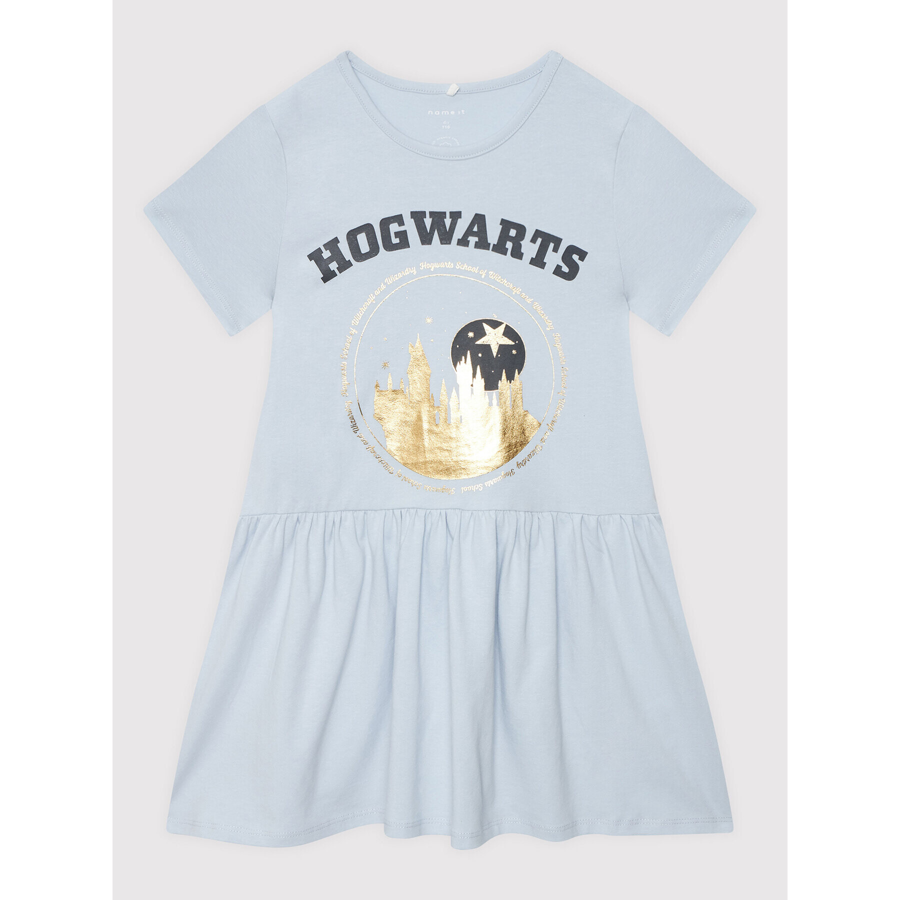 NAME IT Rochie de zi HARRY POTTER 13206222 Albastru Regular Fit - Pled.ro