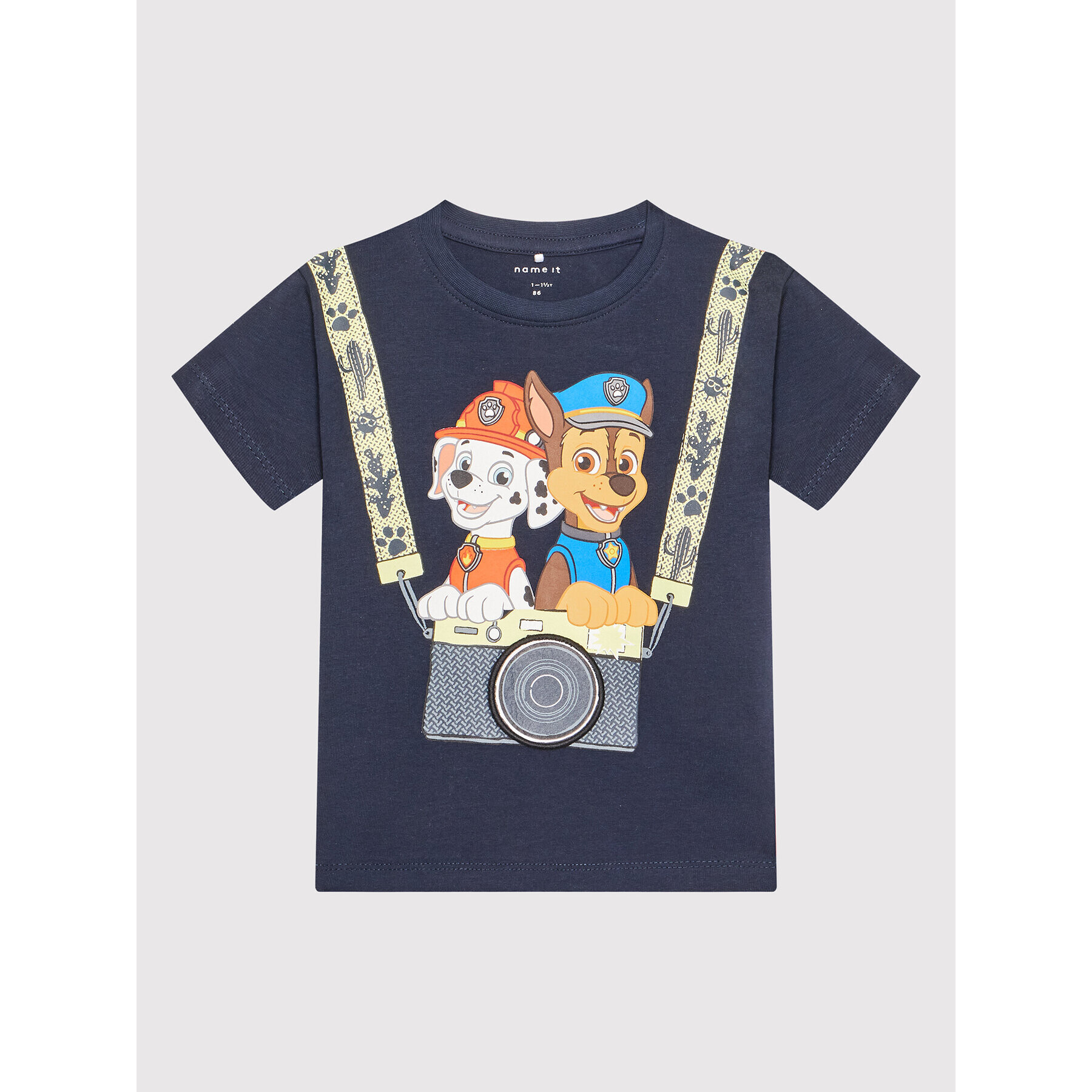 NAME IT Tricou PAW PATROL 13203540 Bleumarin Regular Fit - Pled.ro