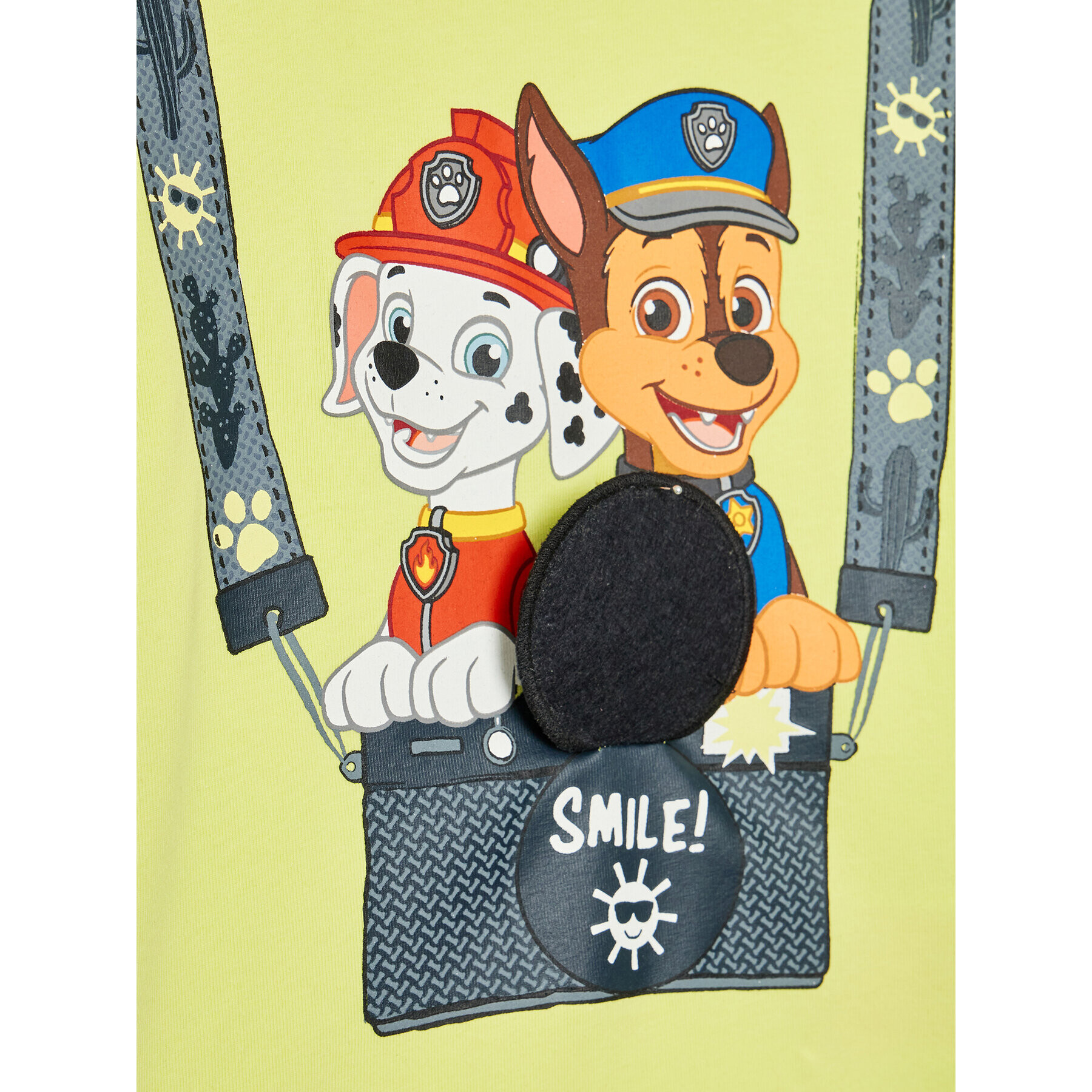 NAME IT Tricou PAW PATROL 13203540 Verde Regular Fit - Pled.ro