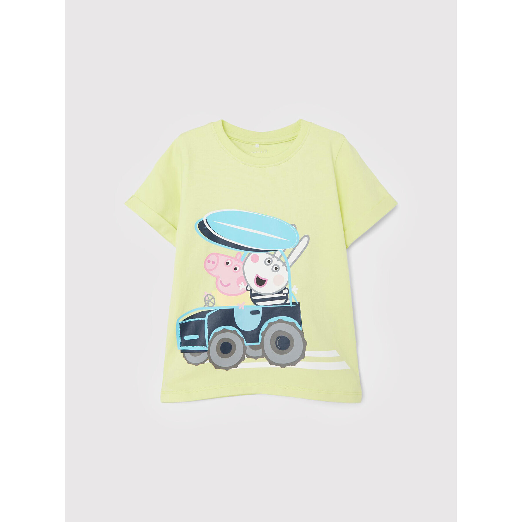 NAME IT Tricou PEPPA PIG 13199830 Galben Regular Fit - Pled.ro