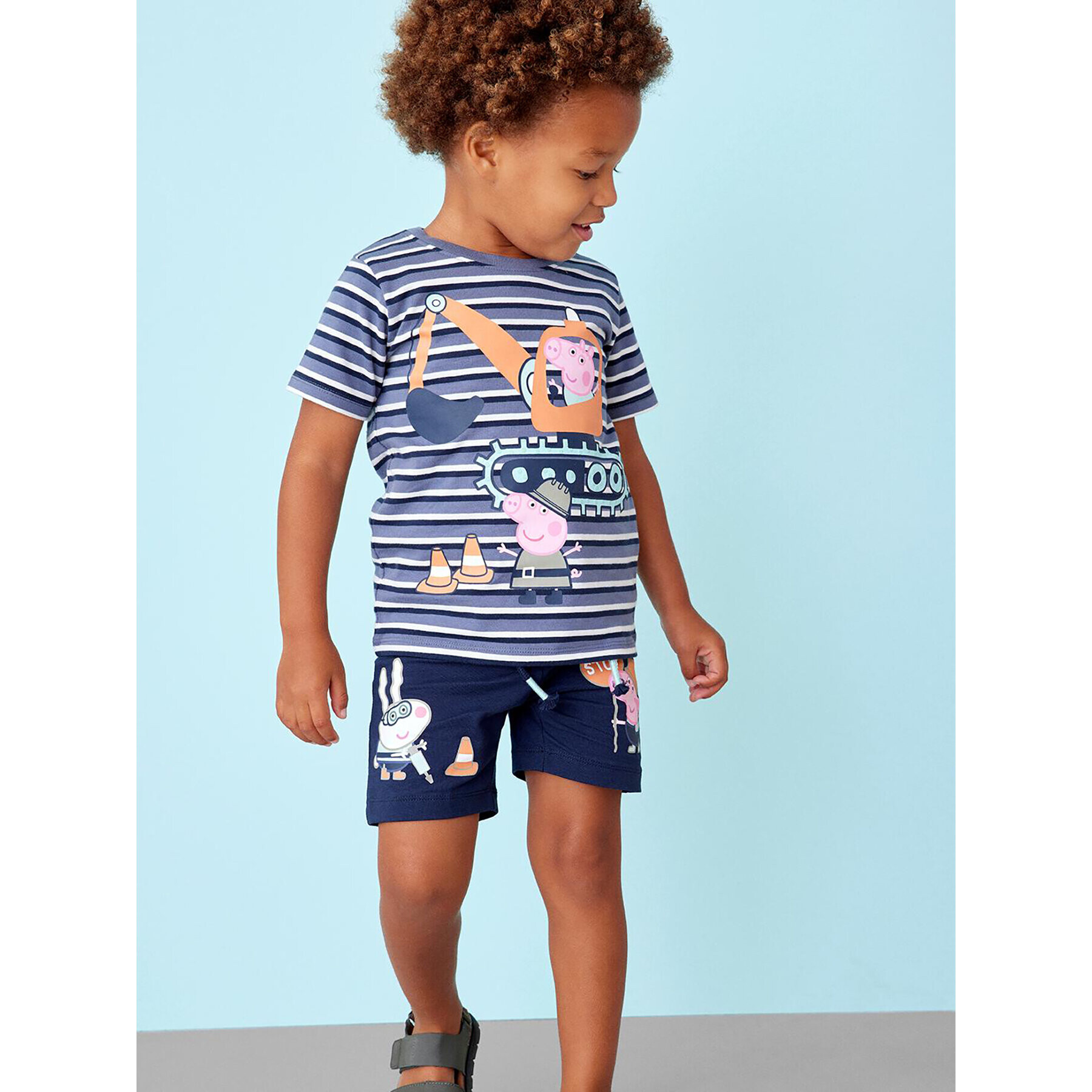 NAME IT Tricou PEPPA PIG 13203559 Bleumarin Regular Fit - Pled.ro