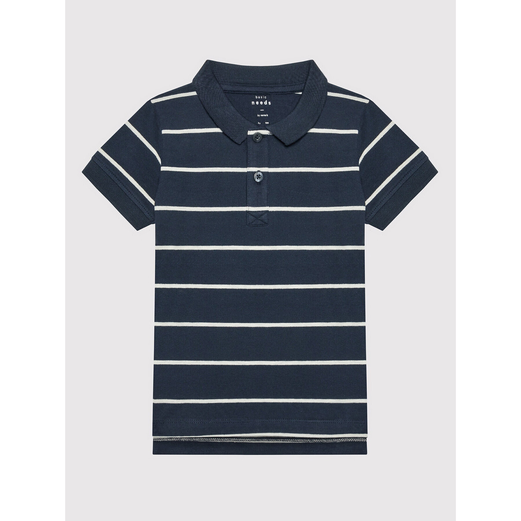 NAME IT Tricou polo 13200330 Bleumarin Regular Fit - Pled.ro