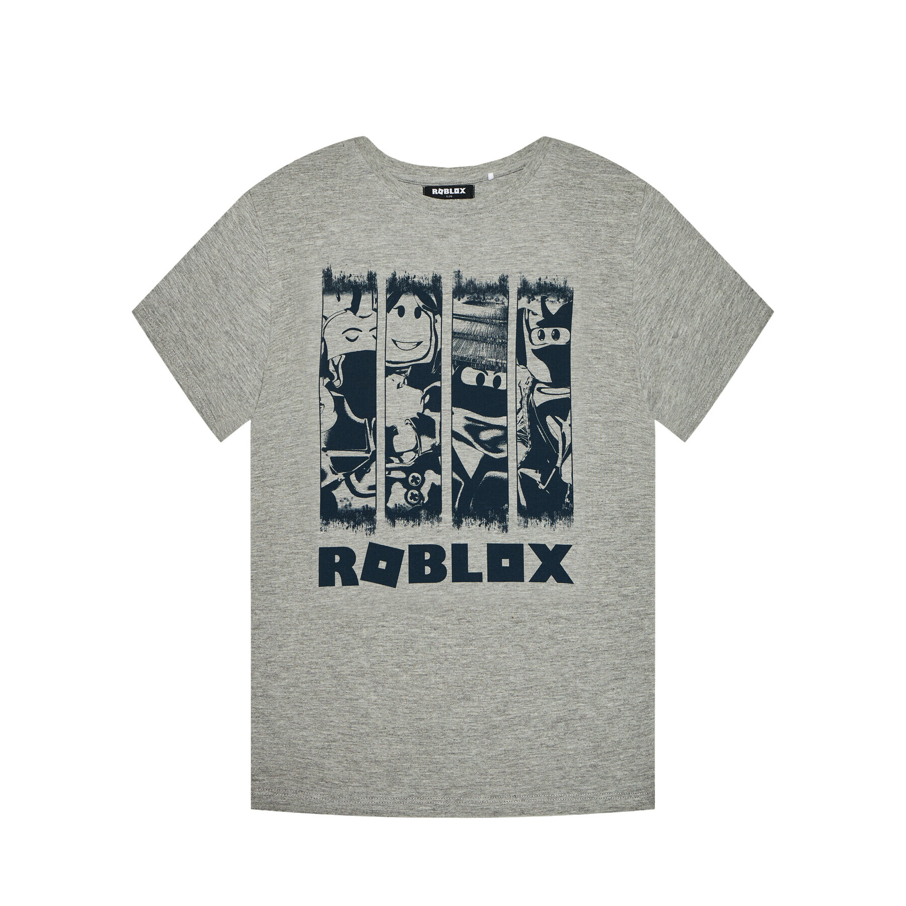 NAME IT Tricou Roblox Marcos 13195551 Gri Regular Fit - Pled.ro