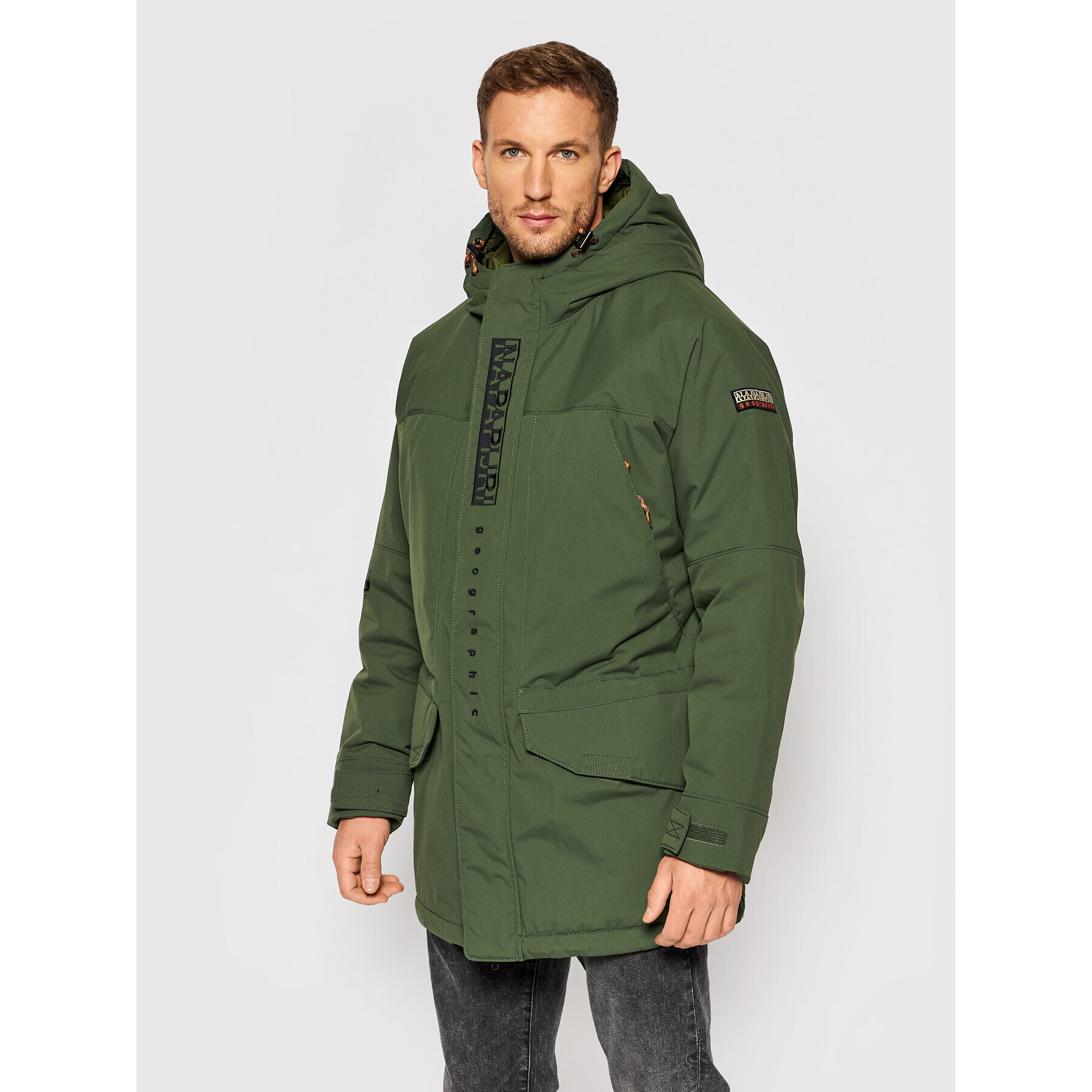 Napapijri Hanorac A-Dolomites NP0A4FPQ Verde Regular Fit - Pled.ro