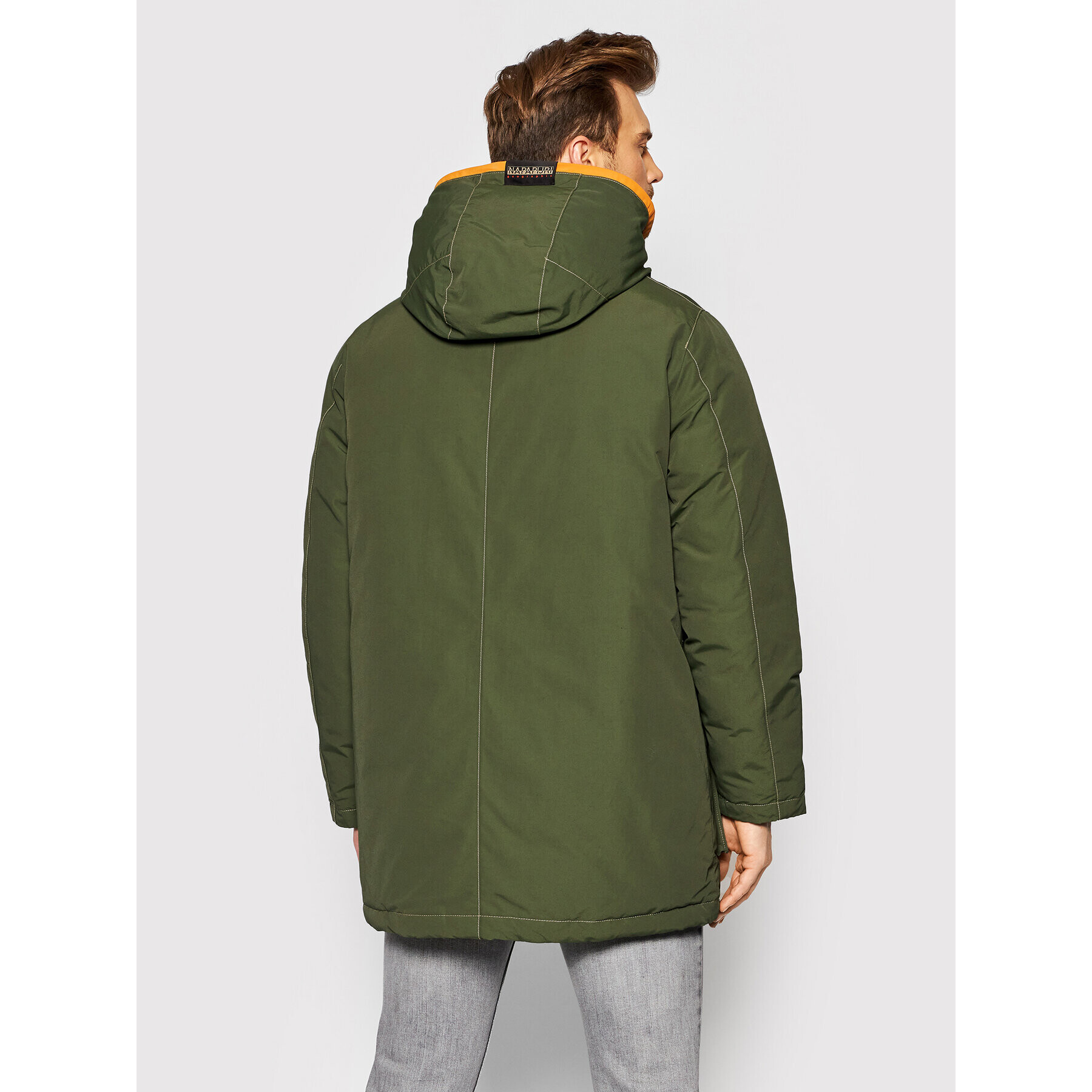 Napapijri Hanorac Asther NP0A4FLI Verde Regular Fit - Pled.ro