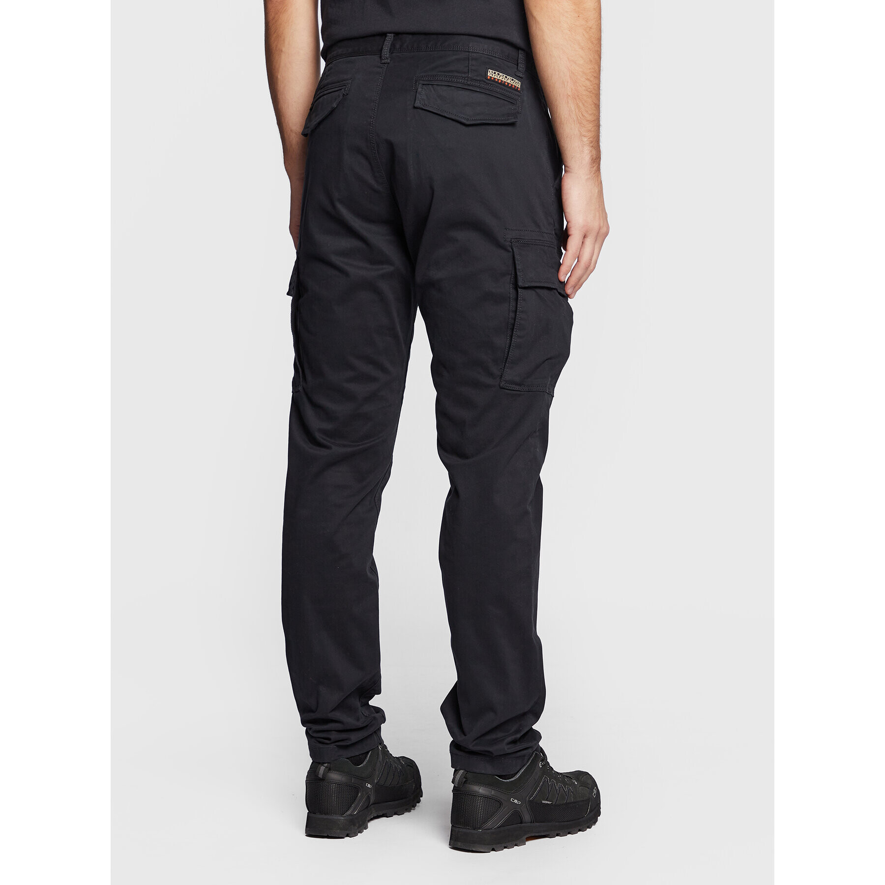 Napapijri Pantaloni din material Moto Wint 3 NP0A4GK3 Negru Regular Fit - Pled.ro