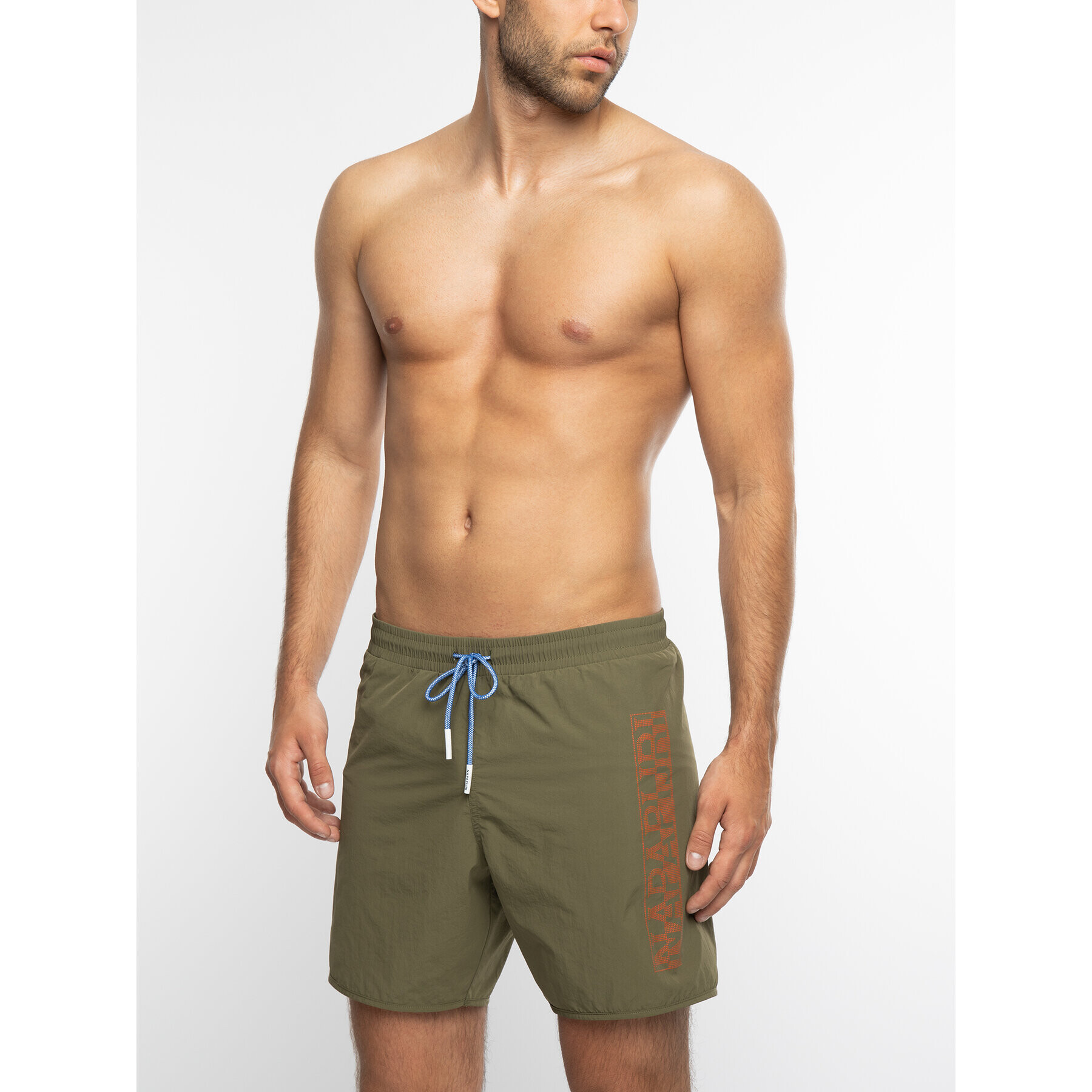 Napapijri Pantaloni scurți pentru înot Trunks Varco N0YHST Verde Regular Fit - Pled.ro