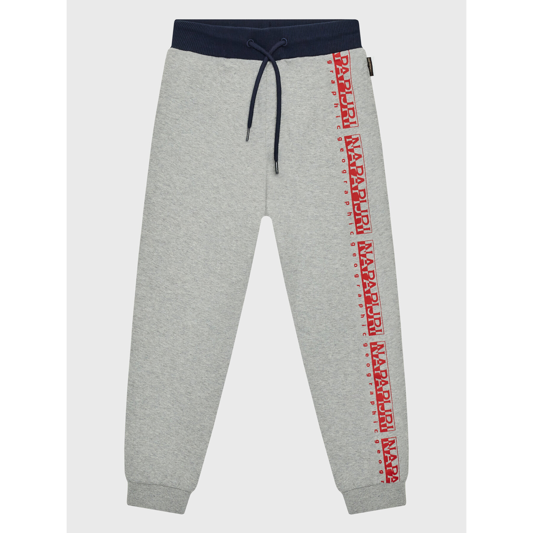 Napapijri Pantaloni trening M-Stavki NP0A4GNC M Gri Regular Fit - Pled.ro