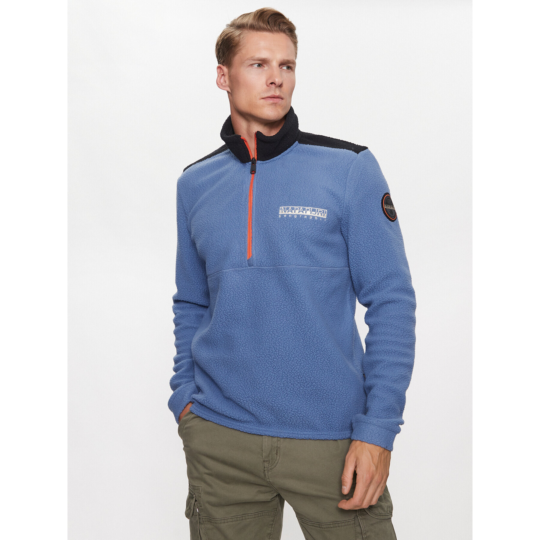 Napapijri Polar T-Anderby NP0A4HHR Albastru Regular Fit - Pled.ro