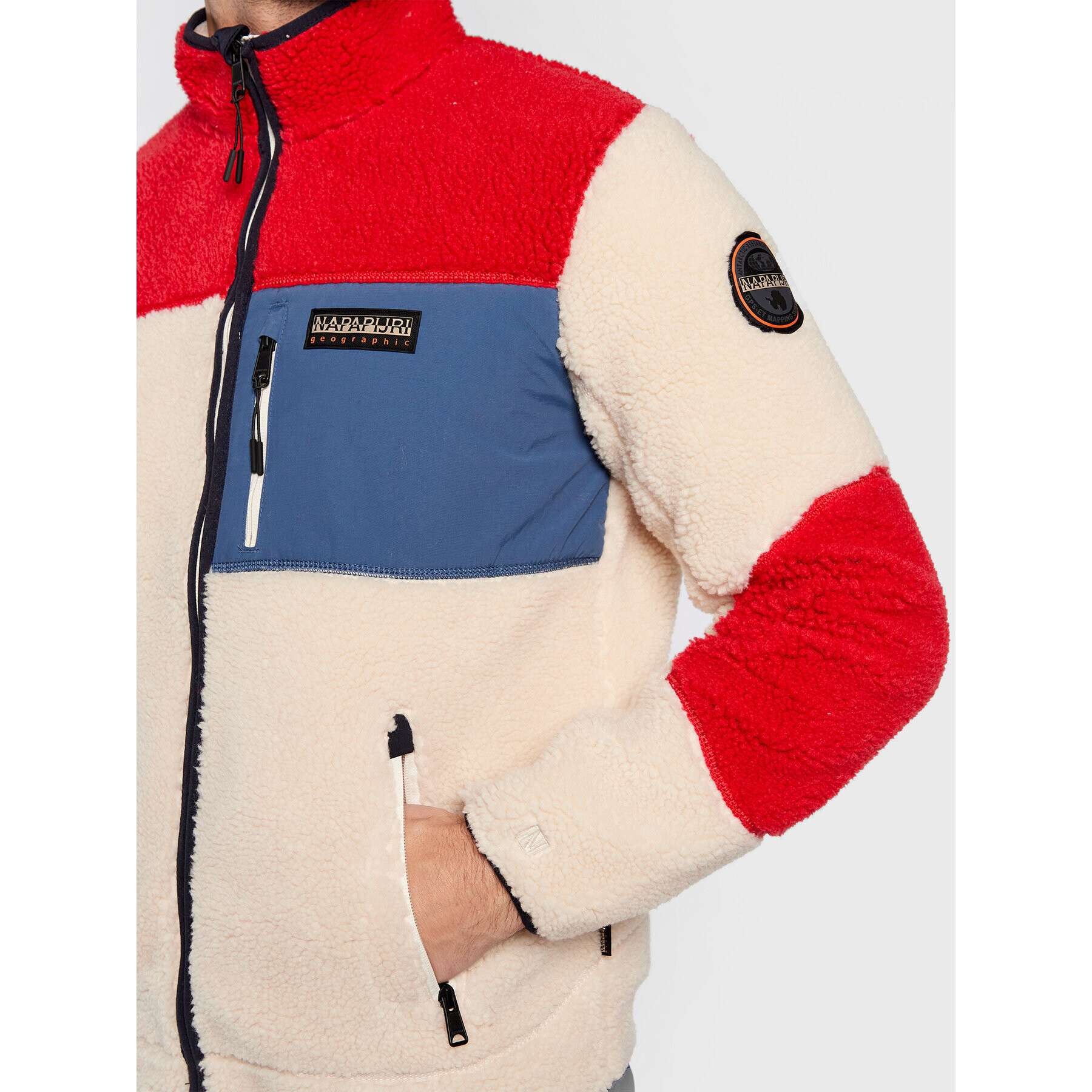 Napapijri Polar Yupik NP0A4GNT Colorat Regular Fit - Pled.ro