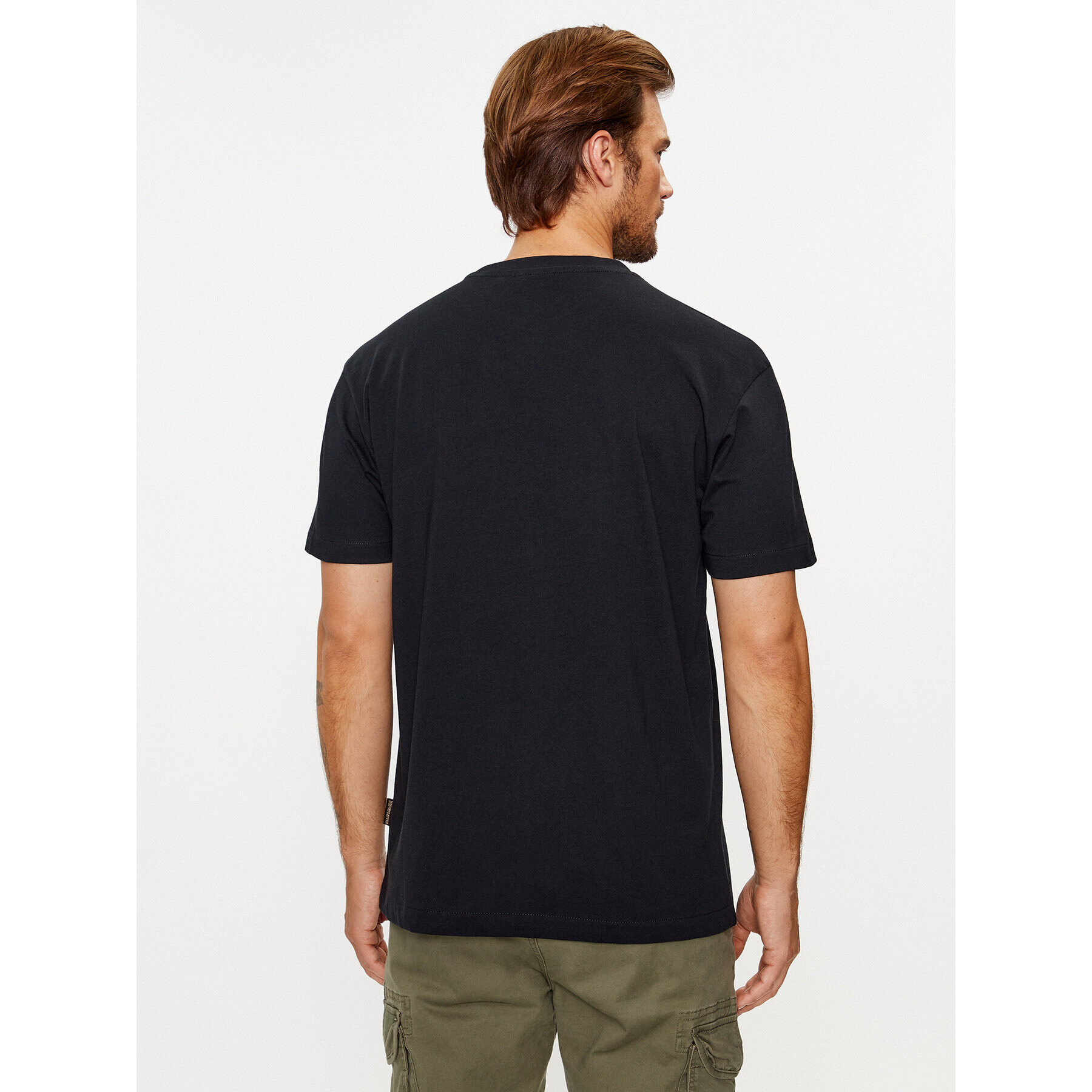 Napapijri Tricou NP0A4H8S Negru Regular Fit - Pled.ro