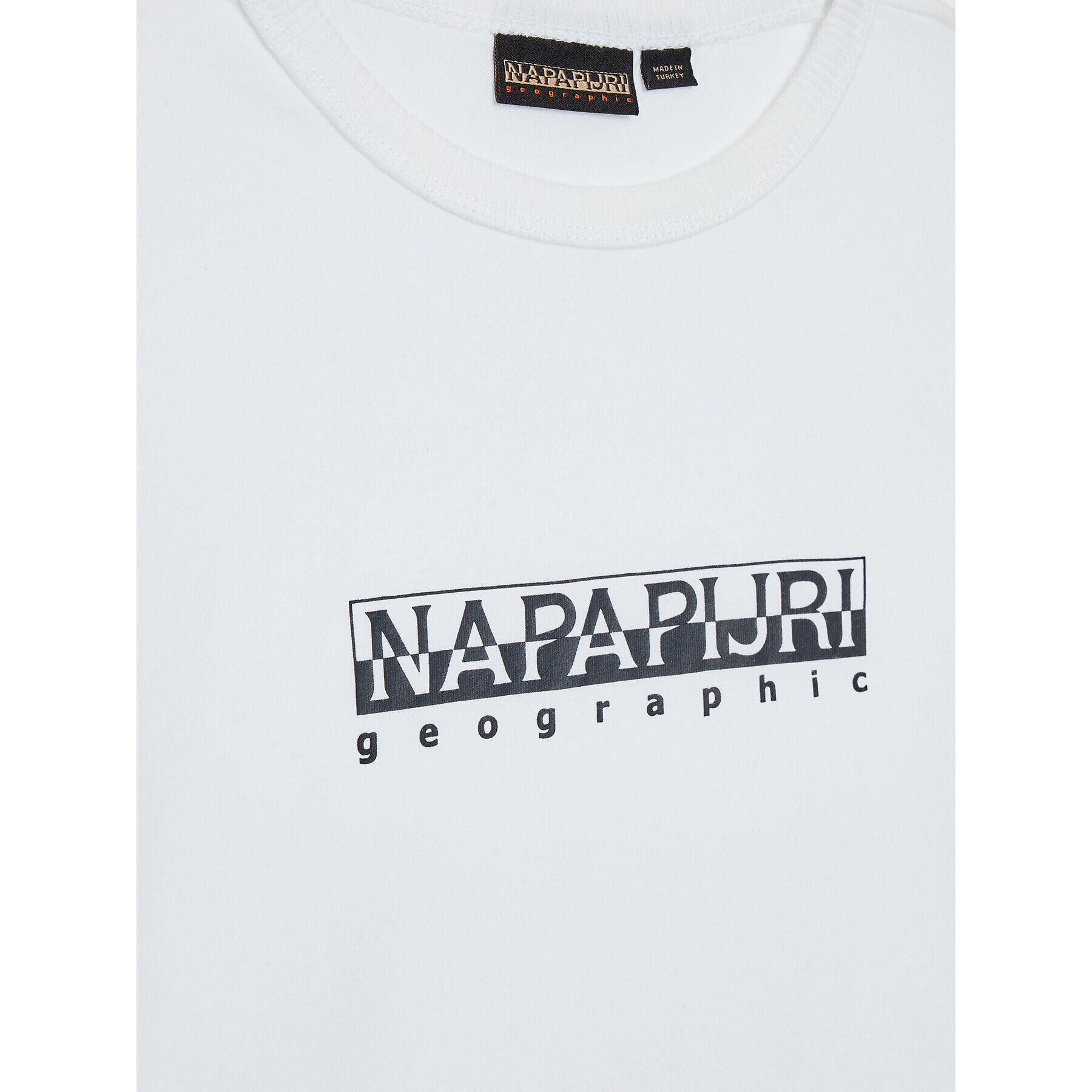 Napapijri Tricou S-Box NP0A4GN S Alb Regular Fit - Pled.ro