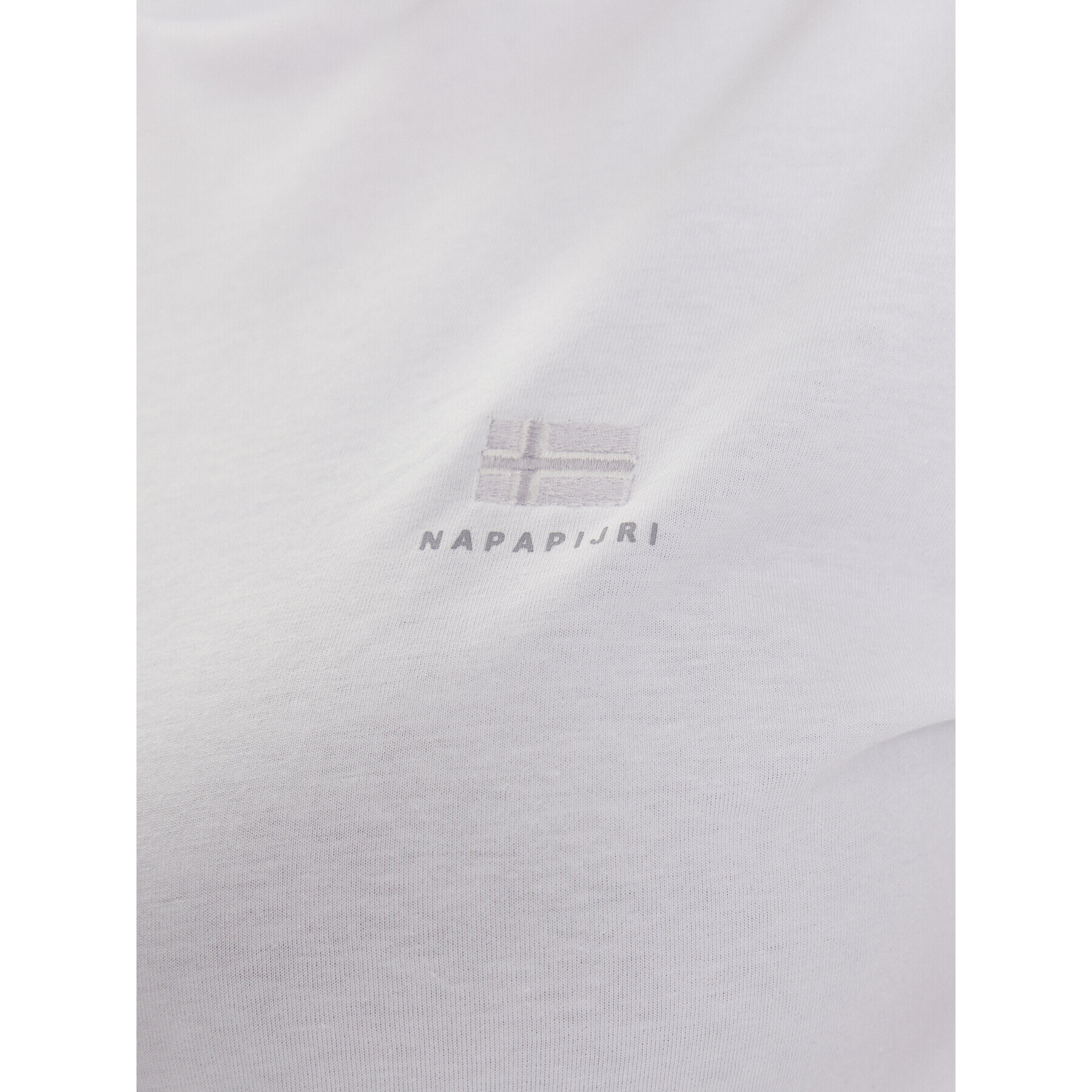 Napapijri Tricou S-Nina NP0A4H87 Alb Regular Fit - Pled.ro