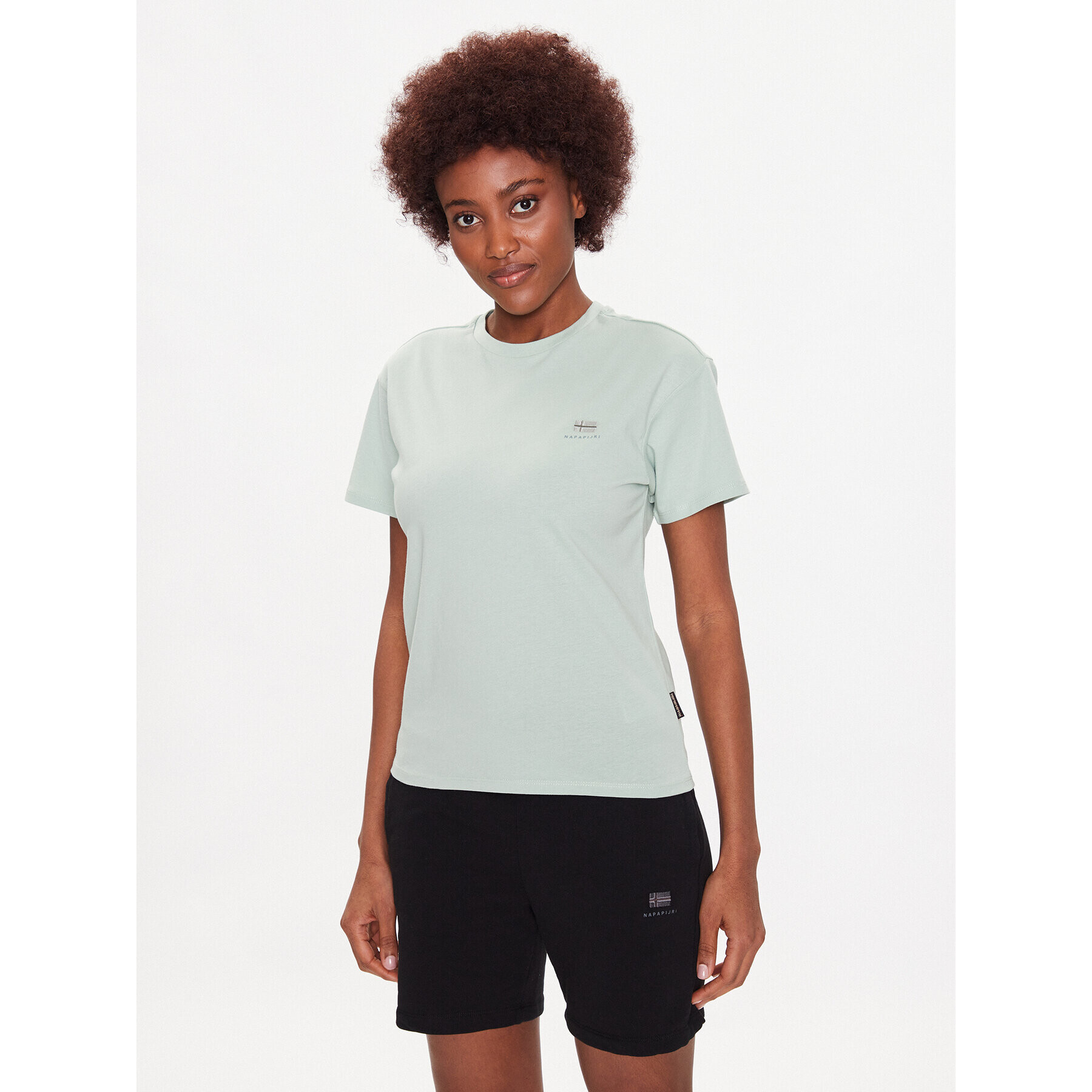 Napapijri Tricou S-Nina NP0A4H87 Verde Regular Fit - Pled.ro