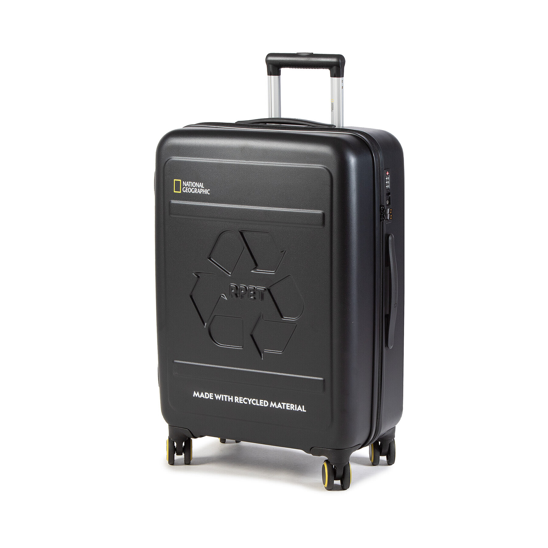 National Geographic Valiză Medie Rigidă Medium Trolley N205HA.60.06 Negru - Pled.ro