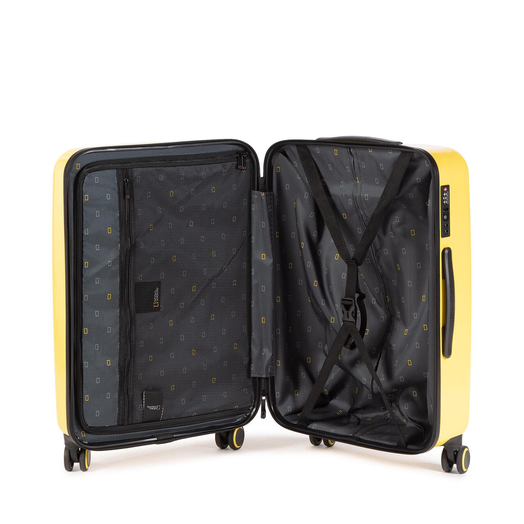 National Geographic Valiză Medie Rigidă Medium Trolley N205HA.60.68 Galben - Pled.ro