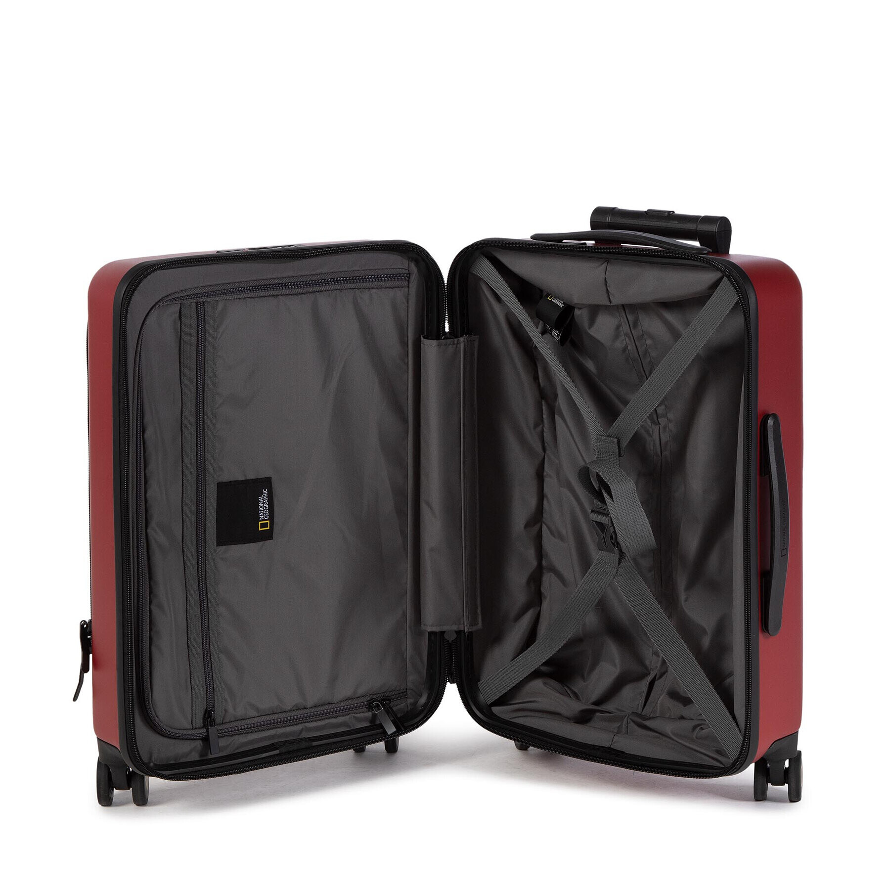 National Geographic Valiză Mică Rigidă Luggage N165HA.49.56 Roșu - Pled.ro