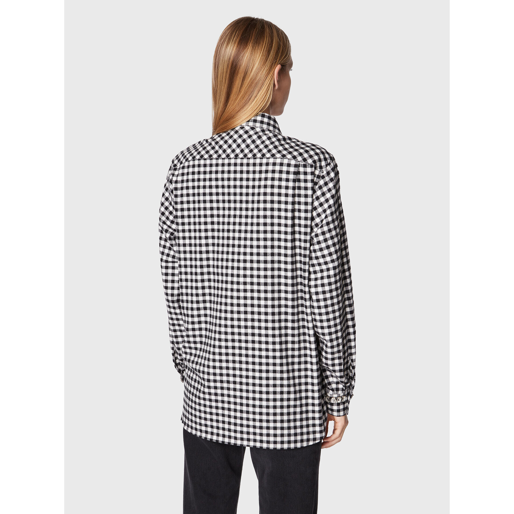 N°21 Cămașă 22I N2M0 G042 1024 Negru Oversize - Pled.ro