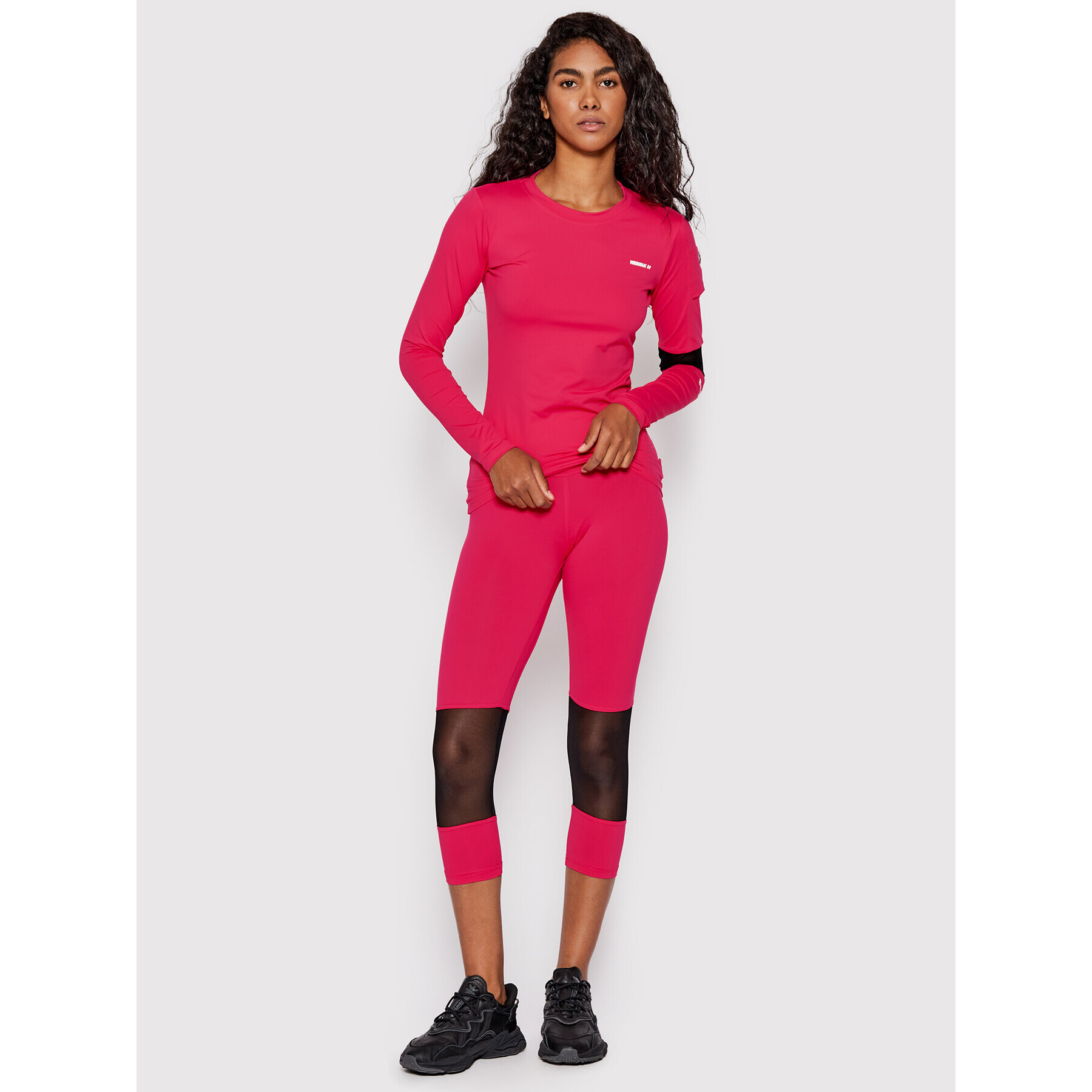 NEBBIA Colanți 406 Roz Slim Fit - Pled.ro