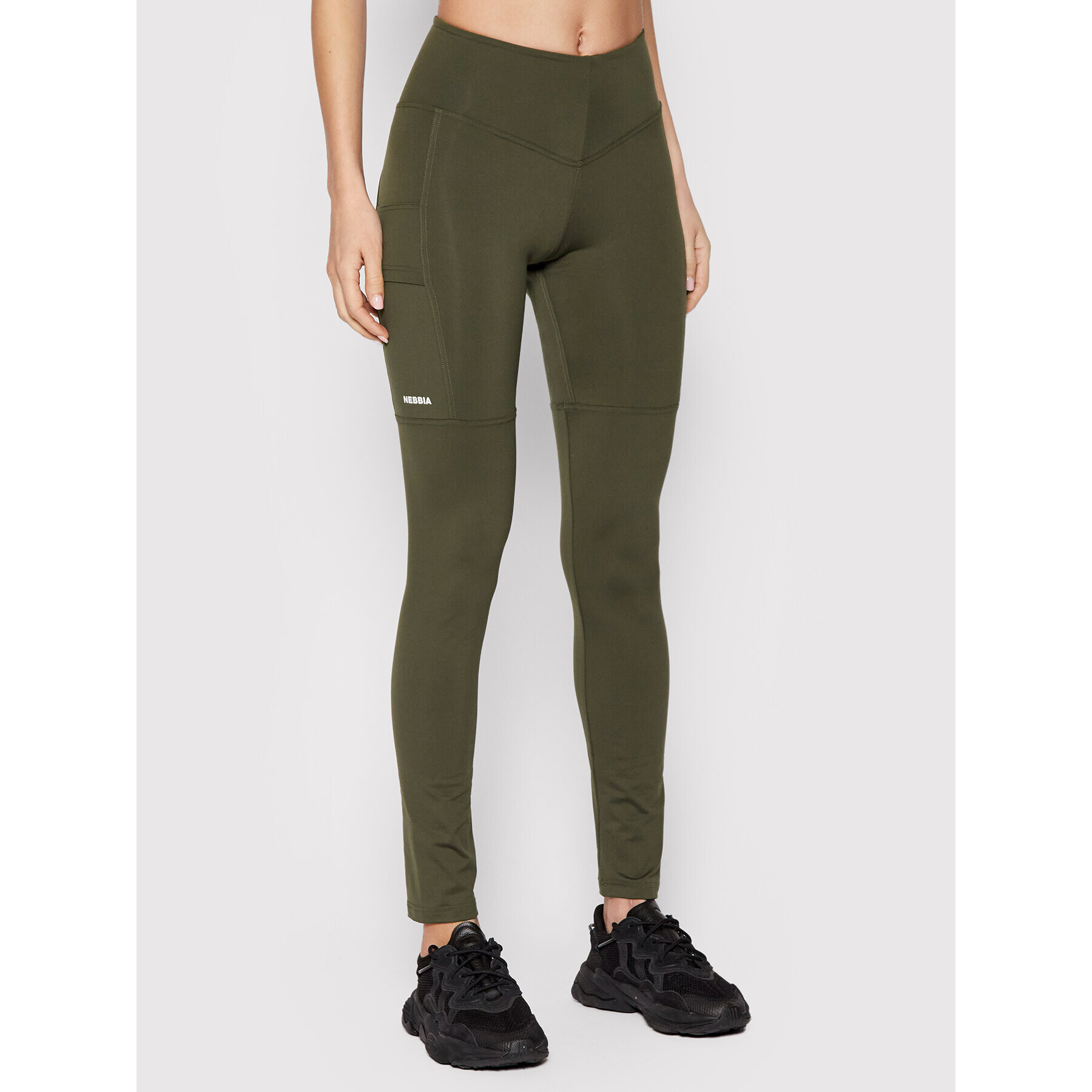 NEBBIA Colanți High Waist Fitsmart 505 Verde Slim Fit - Pled.ro