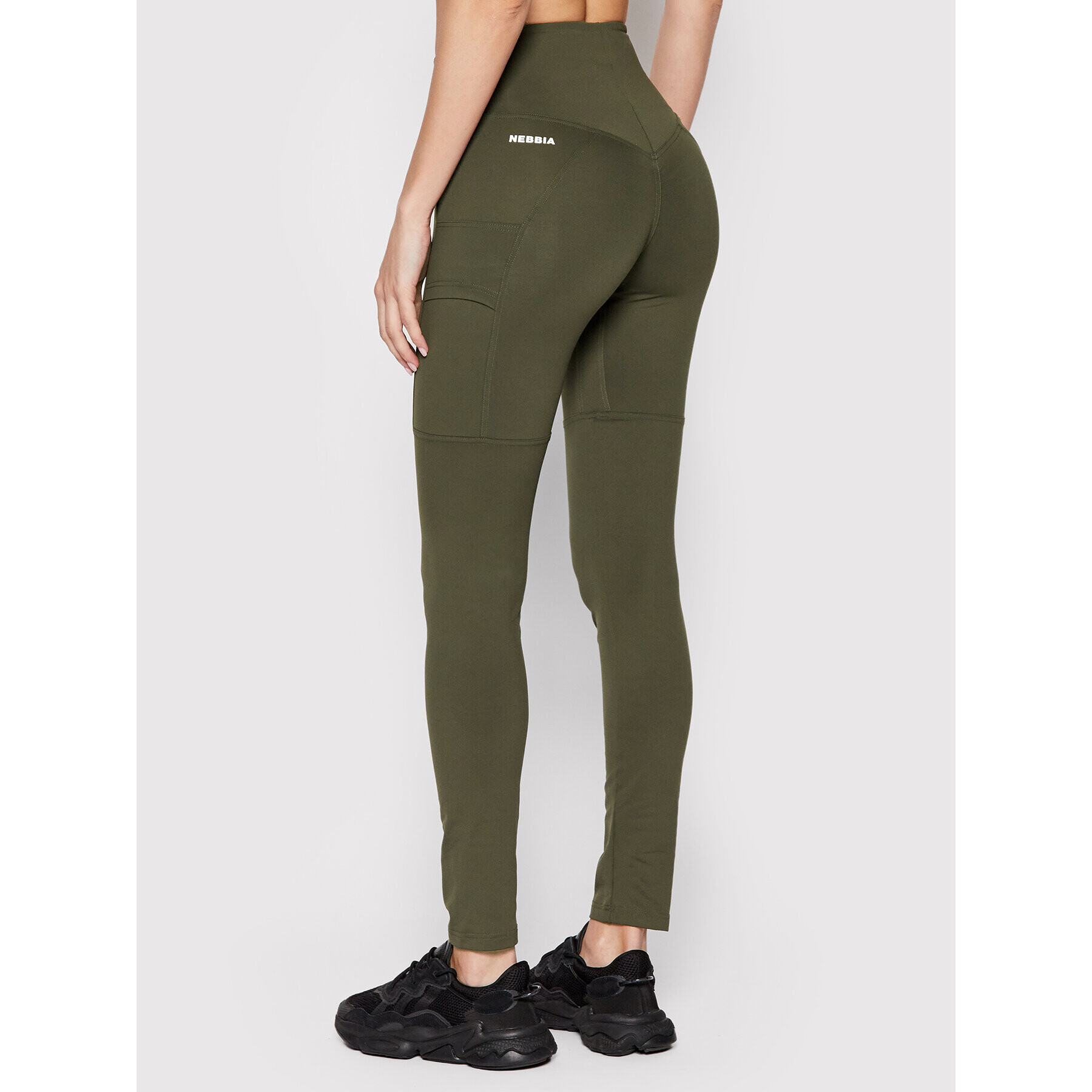 NEBBIA Colanți High Waist Fitsmart 505 Verde Slim Fit - Pled.ro