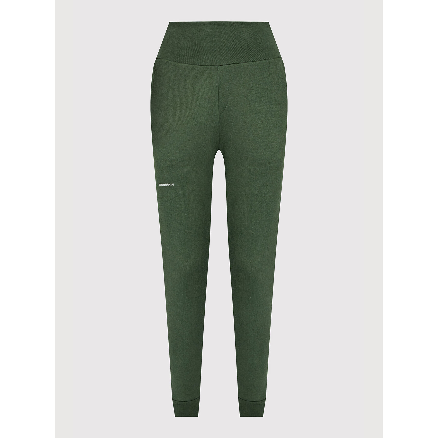 NEBBIA Pantaloni trening Feeling Good 409 Verde Loose Fit - Pled.ro