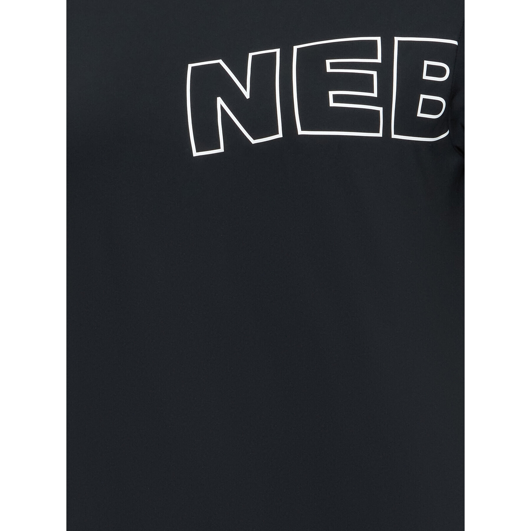 NEBBIA Tricou 44001 Negru Regular Fit - Pled.ro