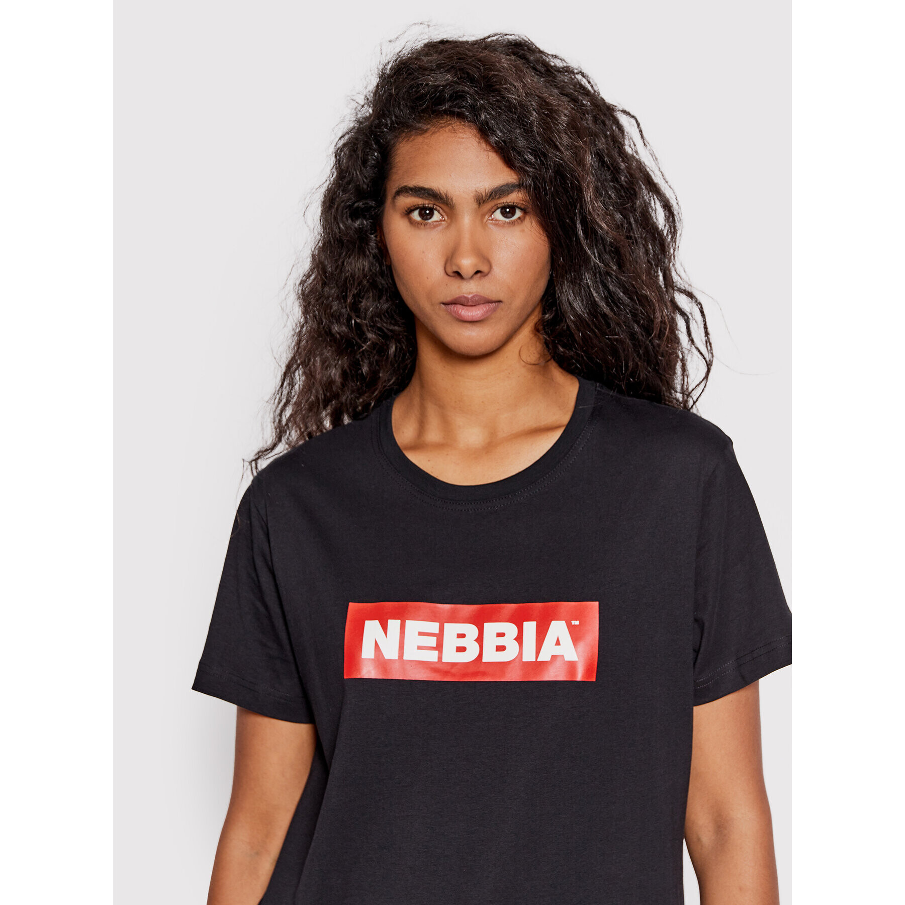 NEBBIA Tricou 592 Negru Regular Fit - Pled.ro