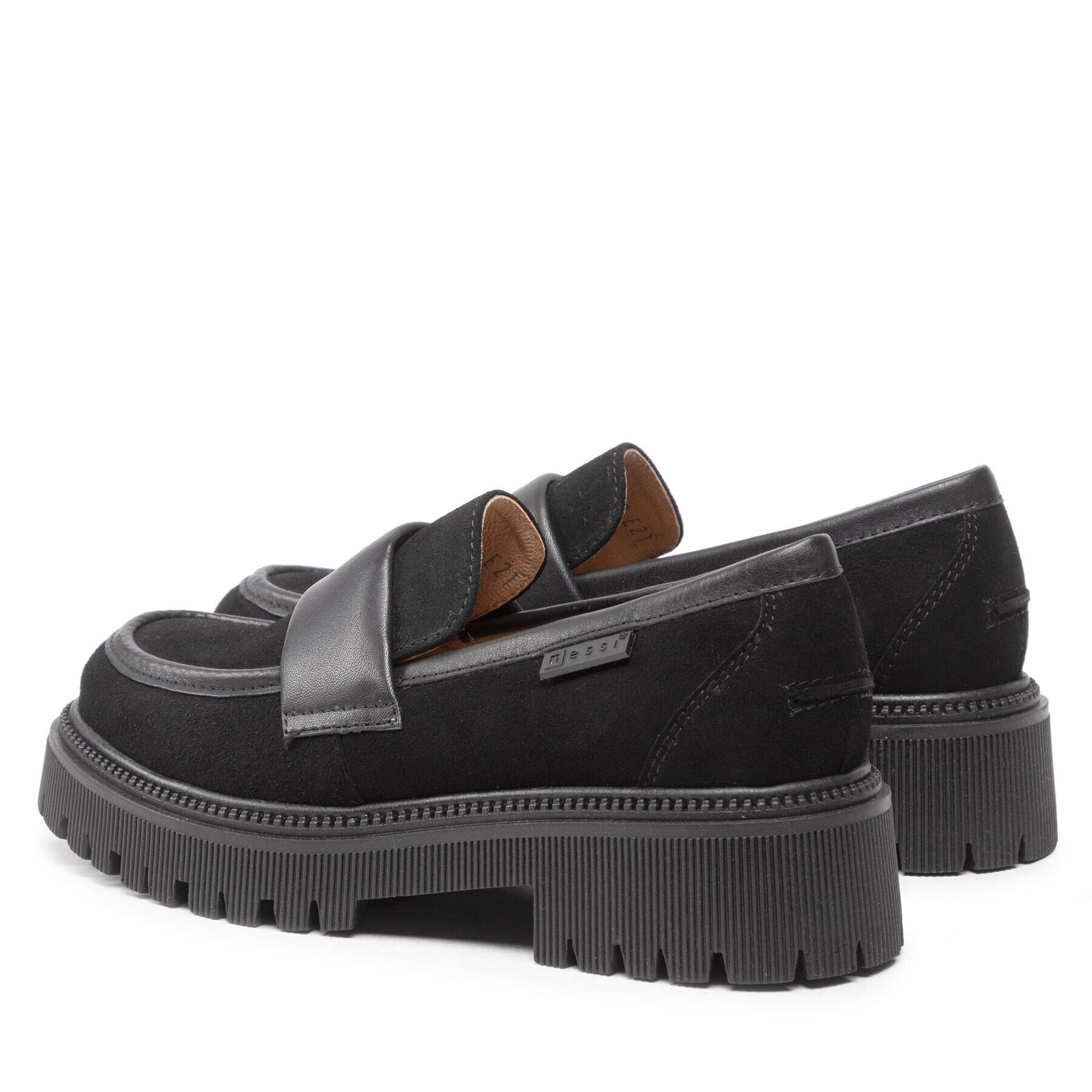 Nessi Loafers 22391 Negru - Pled.ro