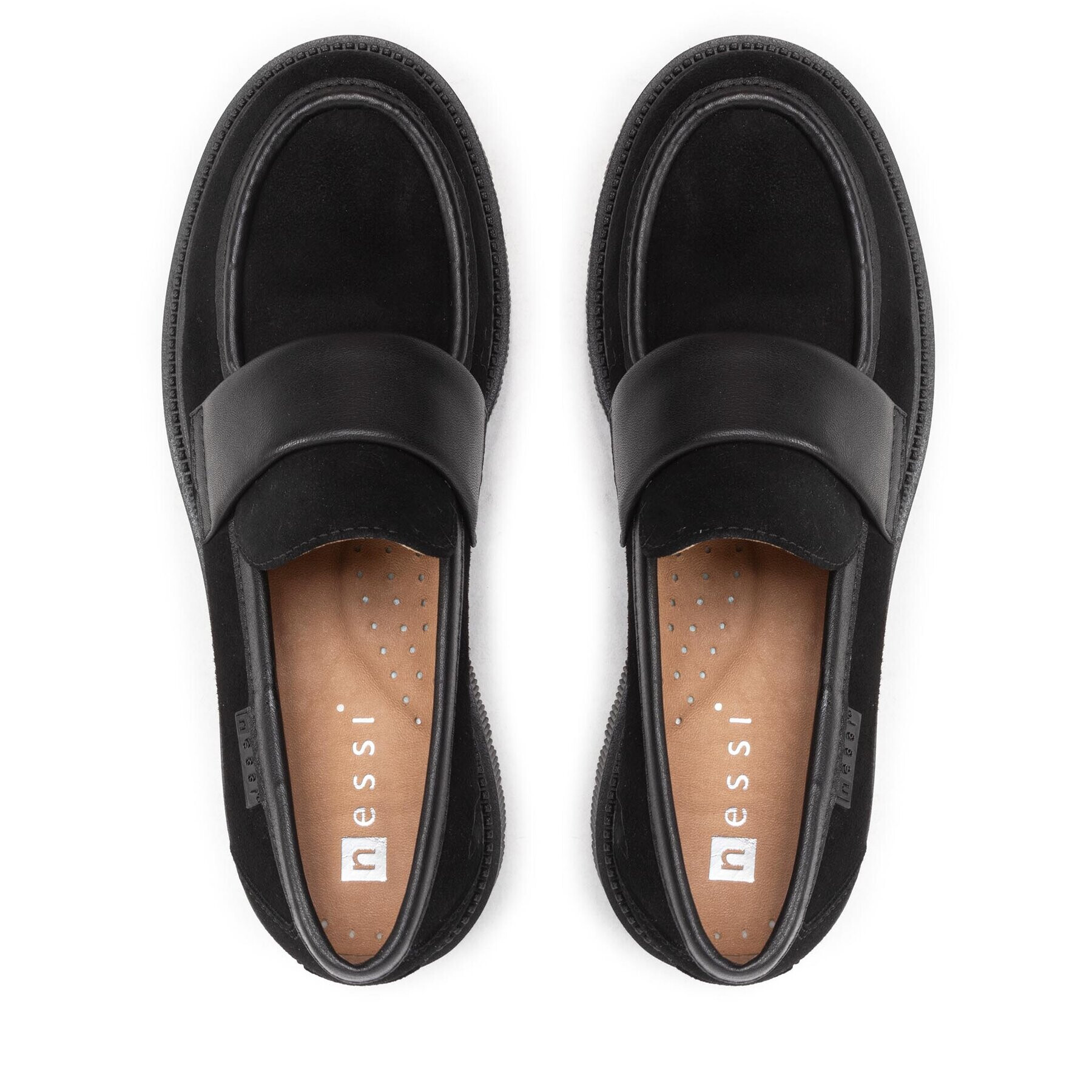 Nessi Loafers 22391 Negru - Pled.ro