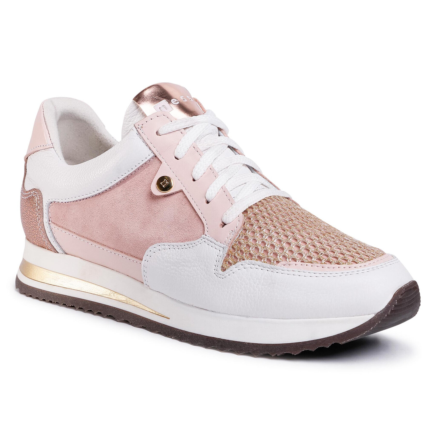 Nessi Sneakers 20685 Alb - Pled.ro