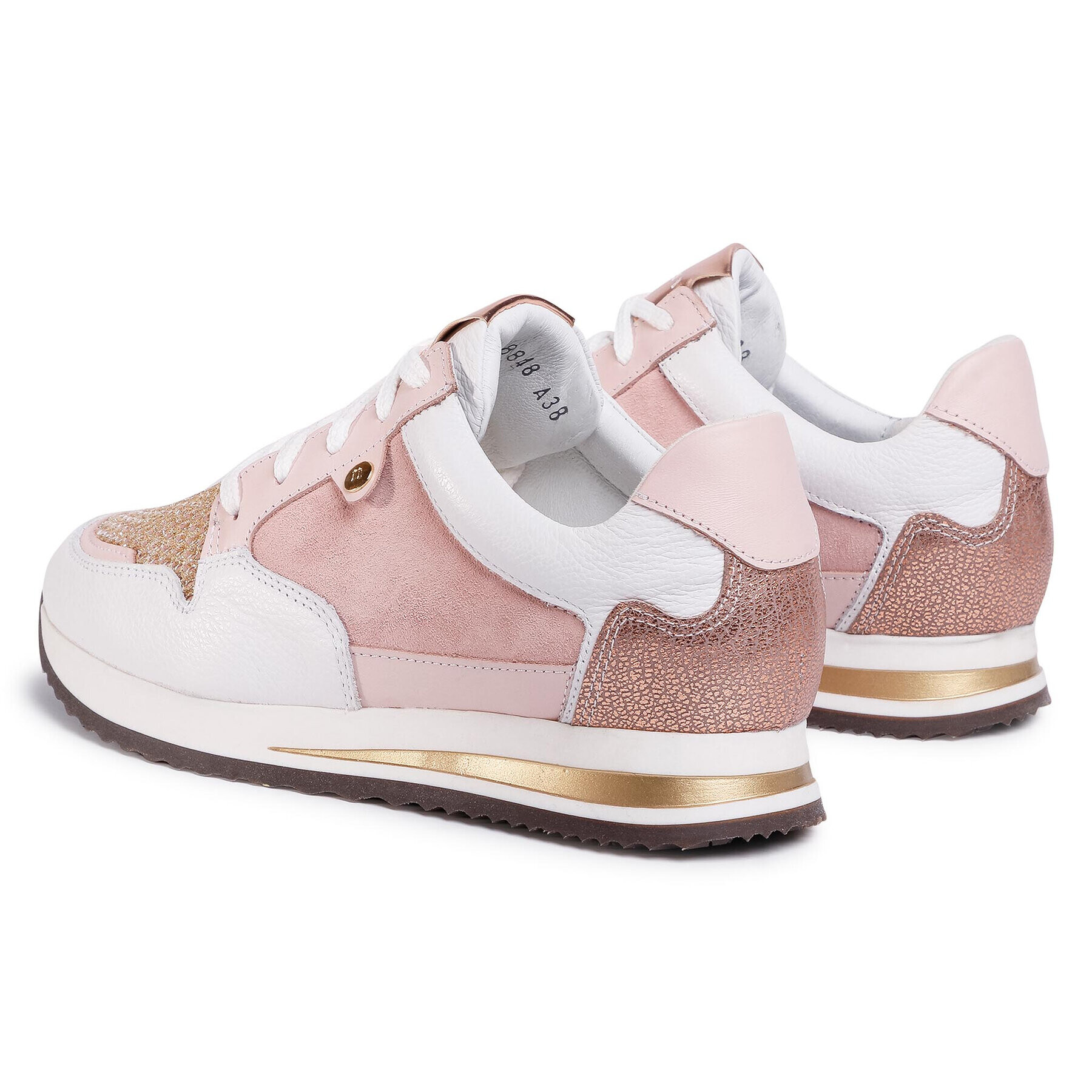 Nessi Sneakers 20685 Alb - Pled.ro