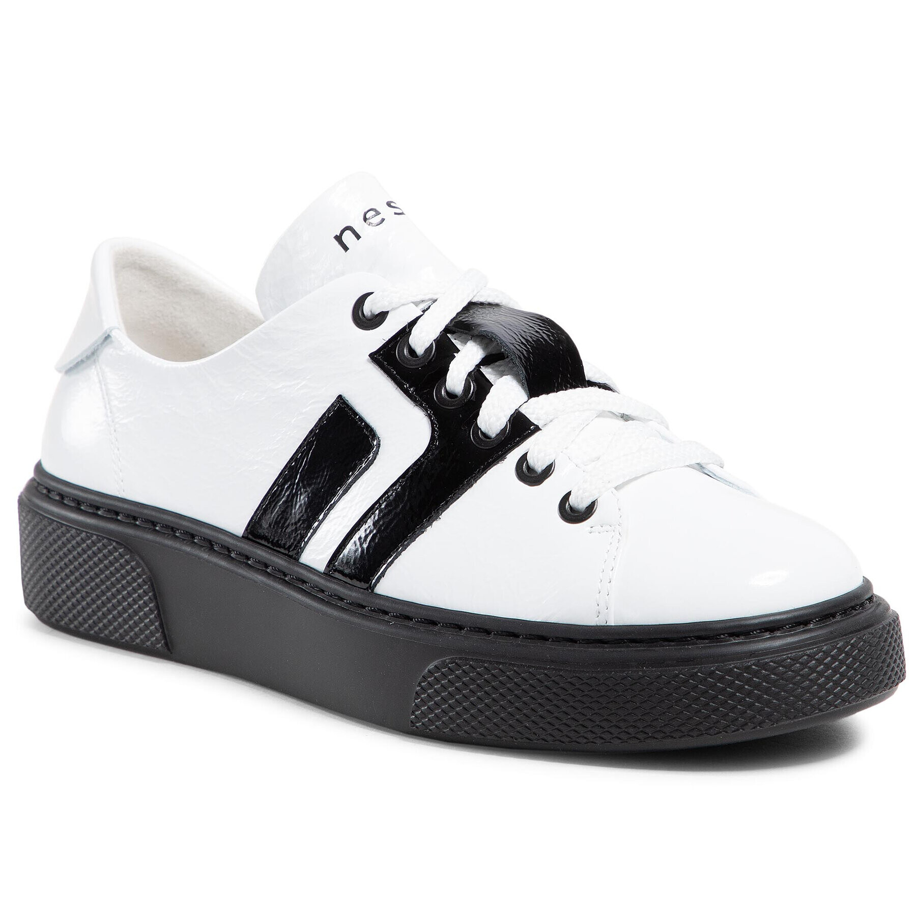 Nessi Sneakers 21018 Alb - Pled.ro