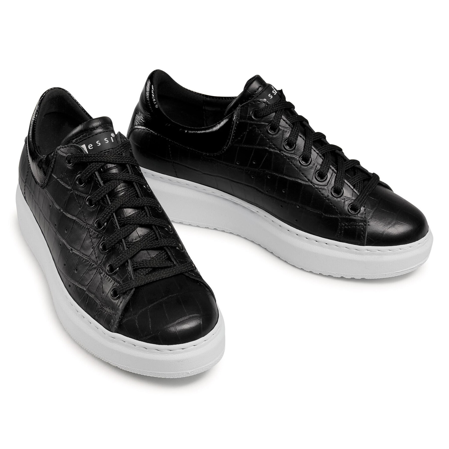 Nessi Sneakers 21527 Negru - Pled.ro