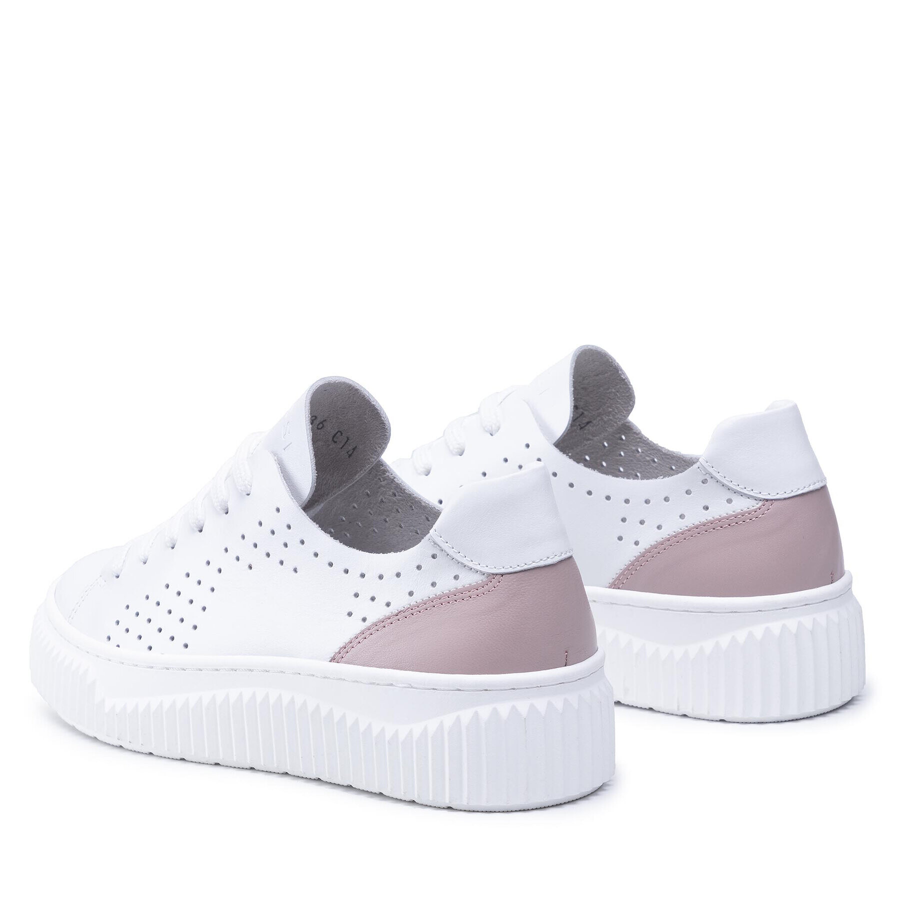 Nessi Sneakers 22158 Alb - Pled.ro