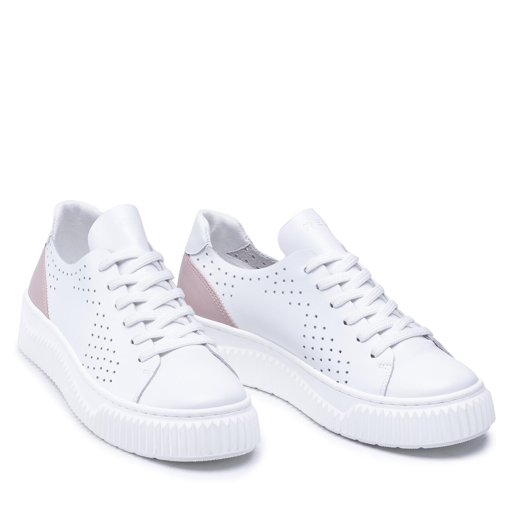 Nessi Sneakers 22158 Alb - Pled.ro