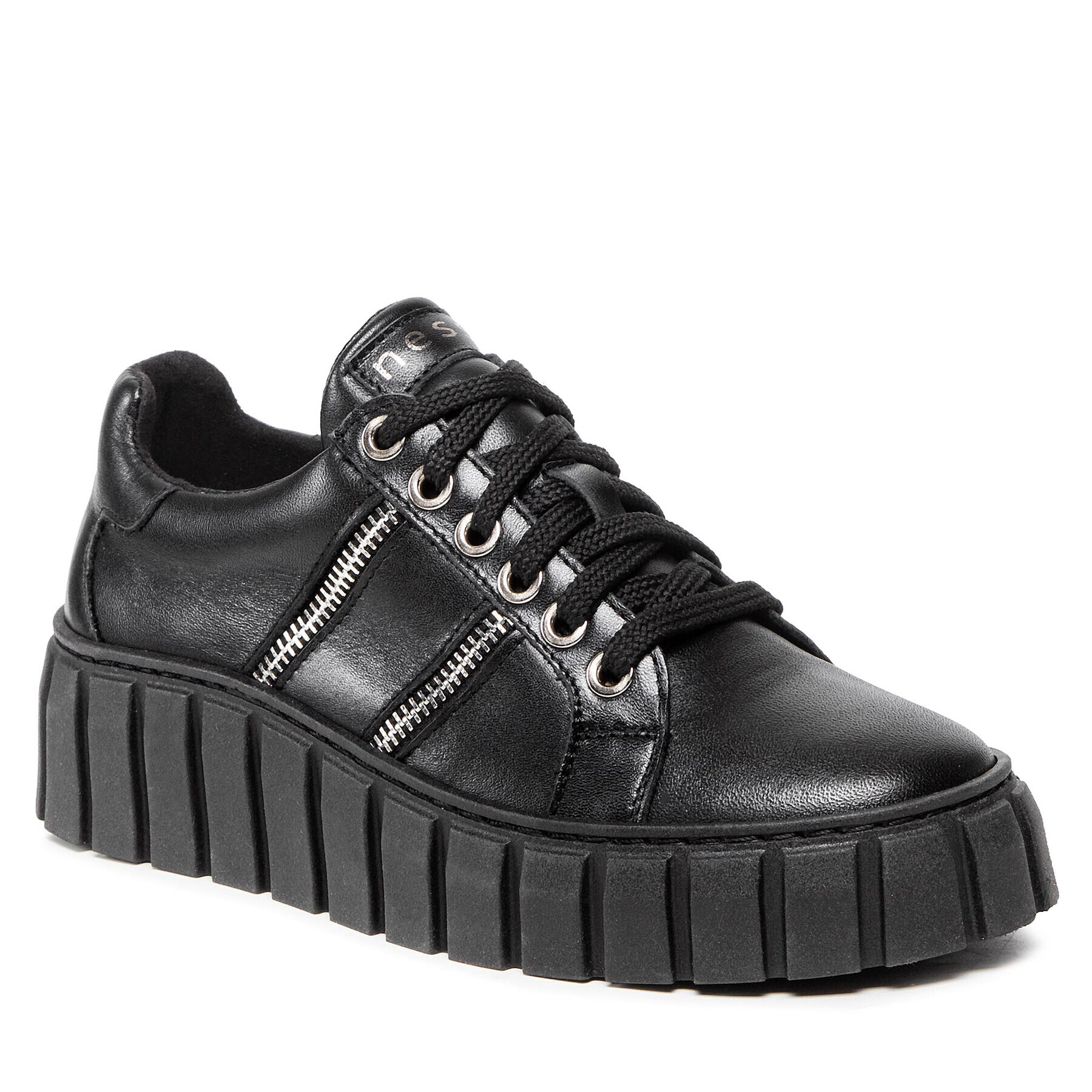 Nessi Sneakers 22161 Negru - Pled.ro