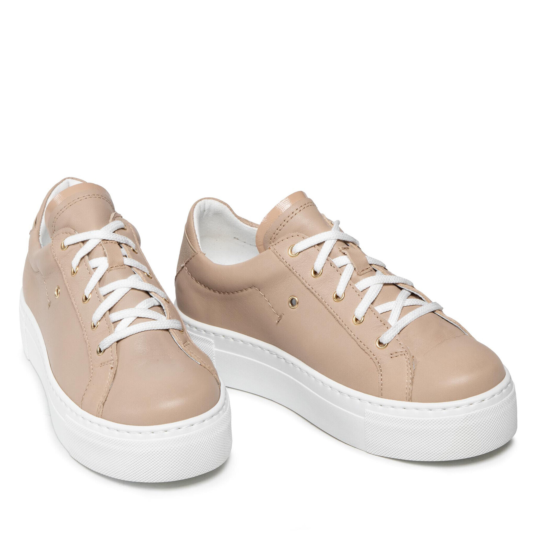 Nessi Sneakers 22176 Bej - Pled.ro