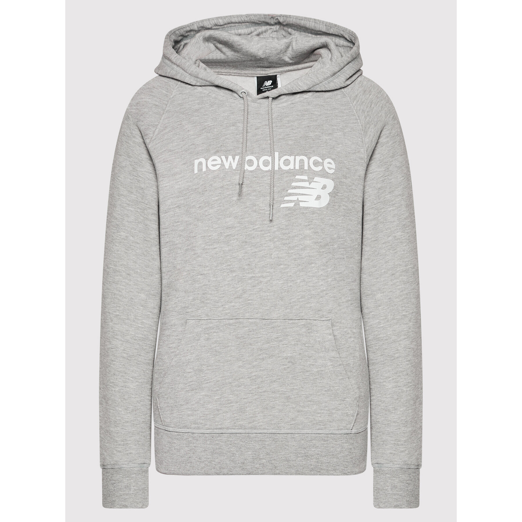 New Balance Bluză Classic Core Fleece WT03810 Gri Relaxed Fit - Pled.ro