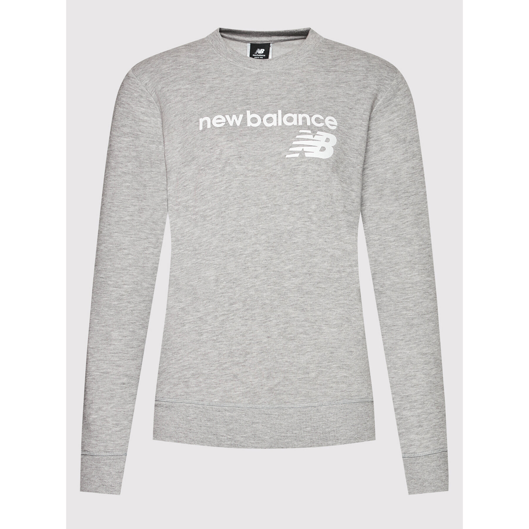 New Balance Bluză Classic Core Fleece WT03811 Gri Relaxed Fit - Pled.ro