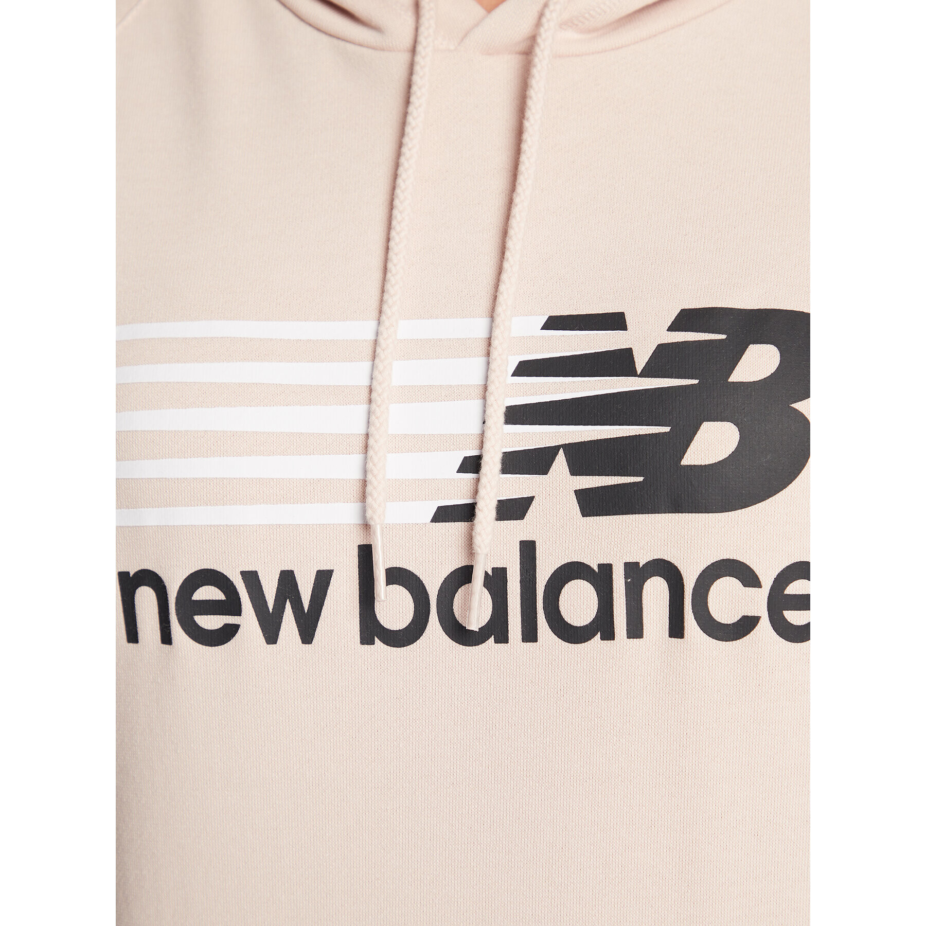 New Balance Bluză Classic WT23800 Bej Relaxed Fit - Pled.ro