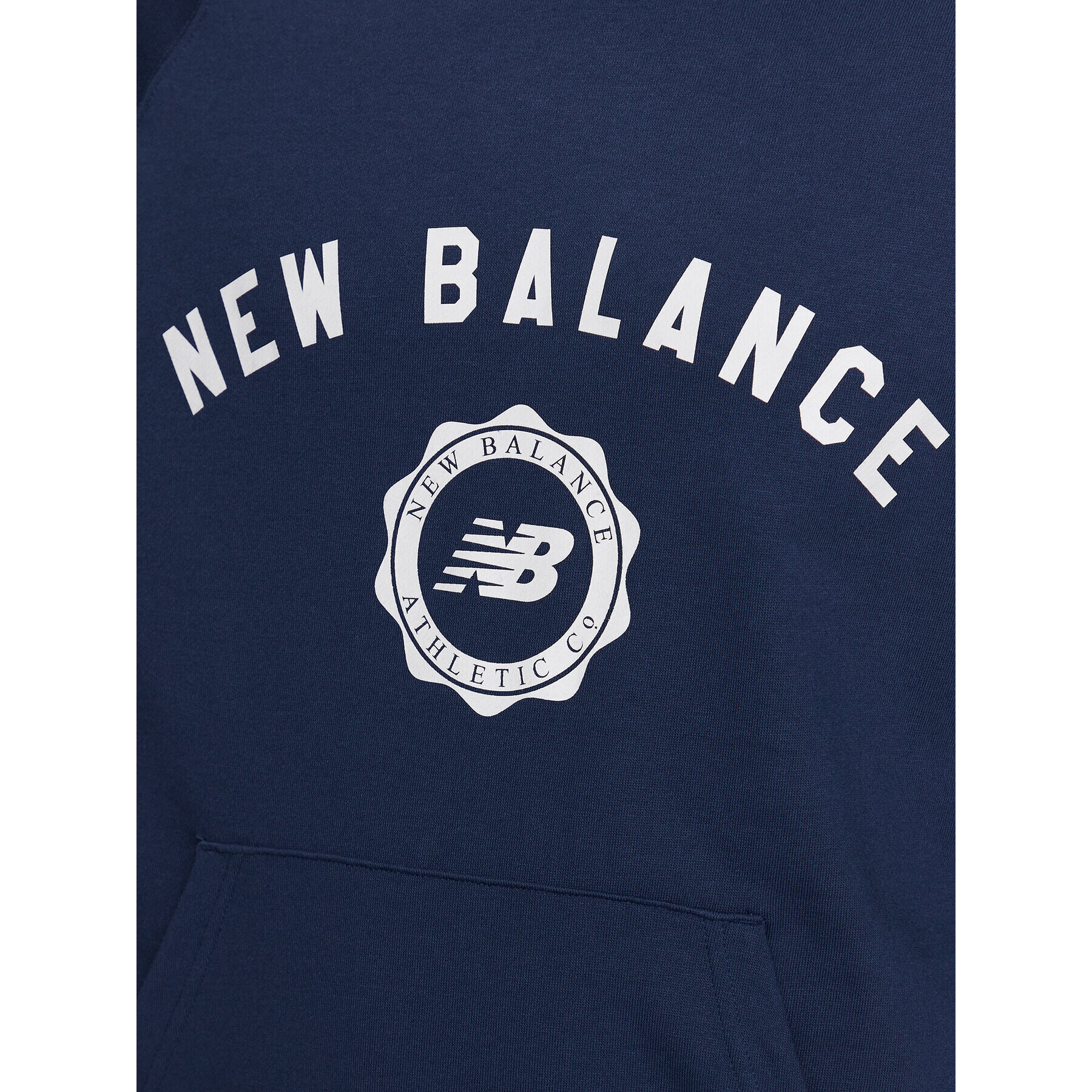 New Balance Bluză Dukserica Sport Seasonal French Terry MT31901 Bleumarin Relaxed Fit - Pled.ro