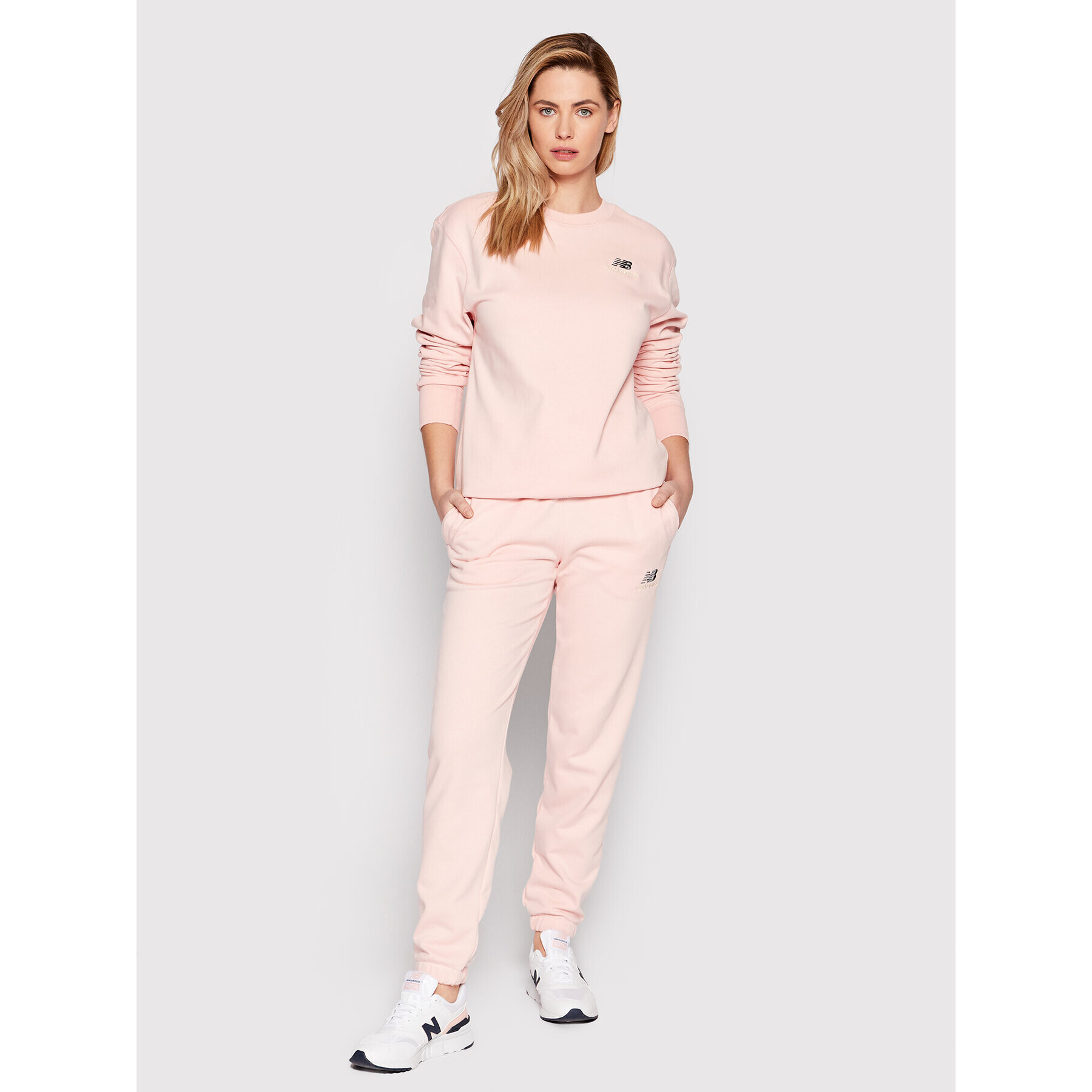 New Balance Bluză Unisex UT21501 Roz Relaxed Fit - Pled.ro