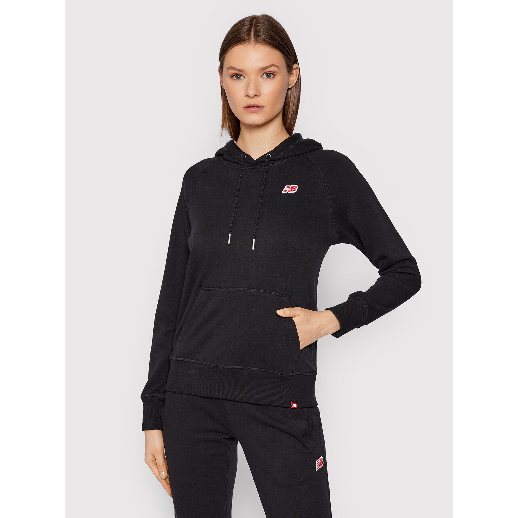 New Balance Bluză WT13570 Negru Relaxed Fit - Pled.ro