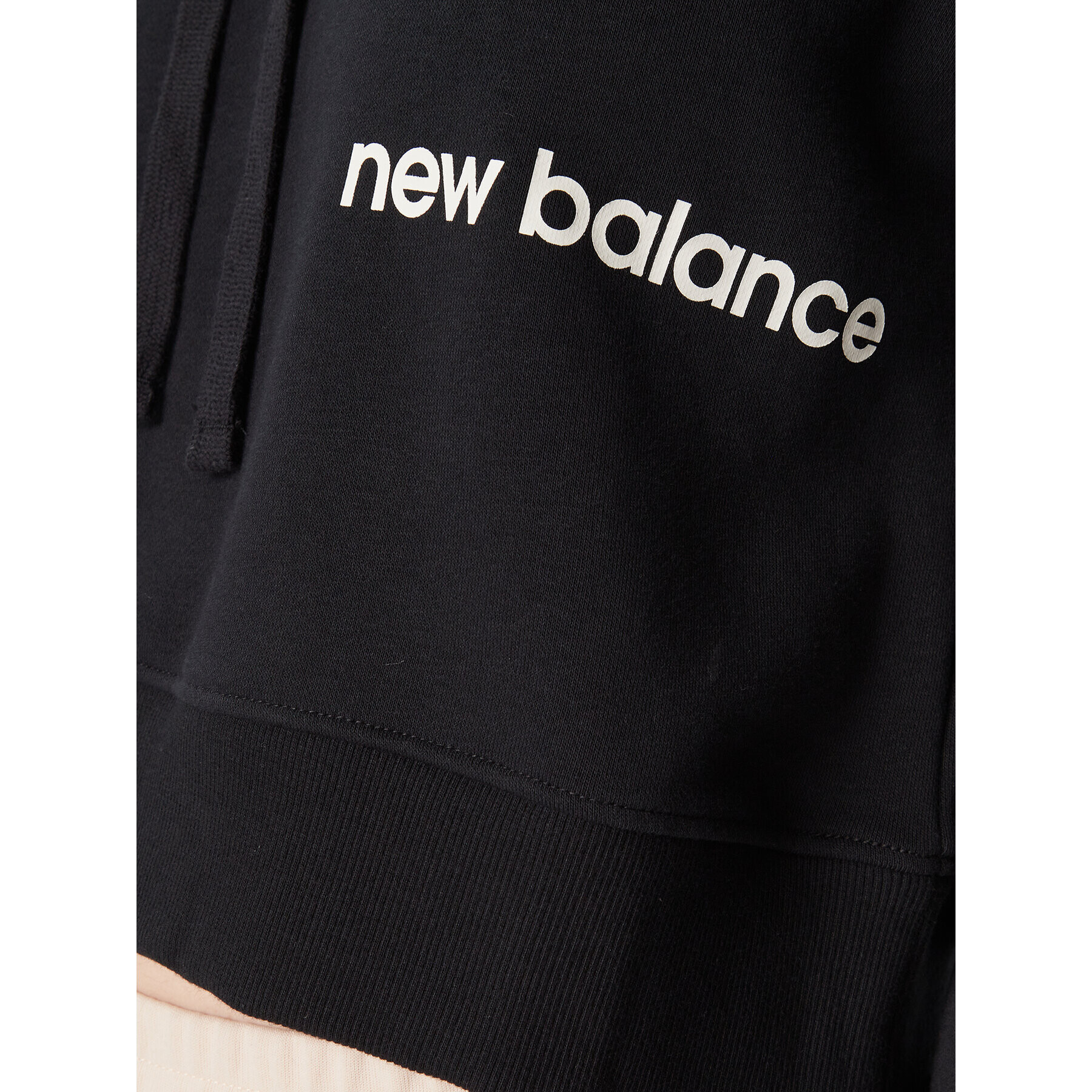 New Balance Bluză WT23512 Negru Relaxed Fit - Pled.ro