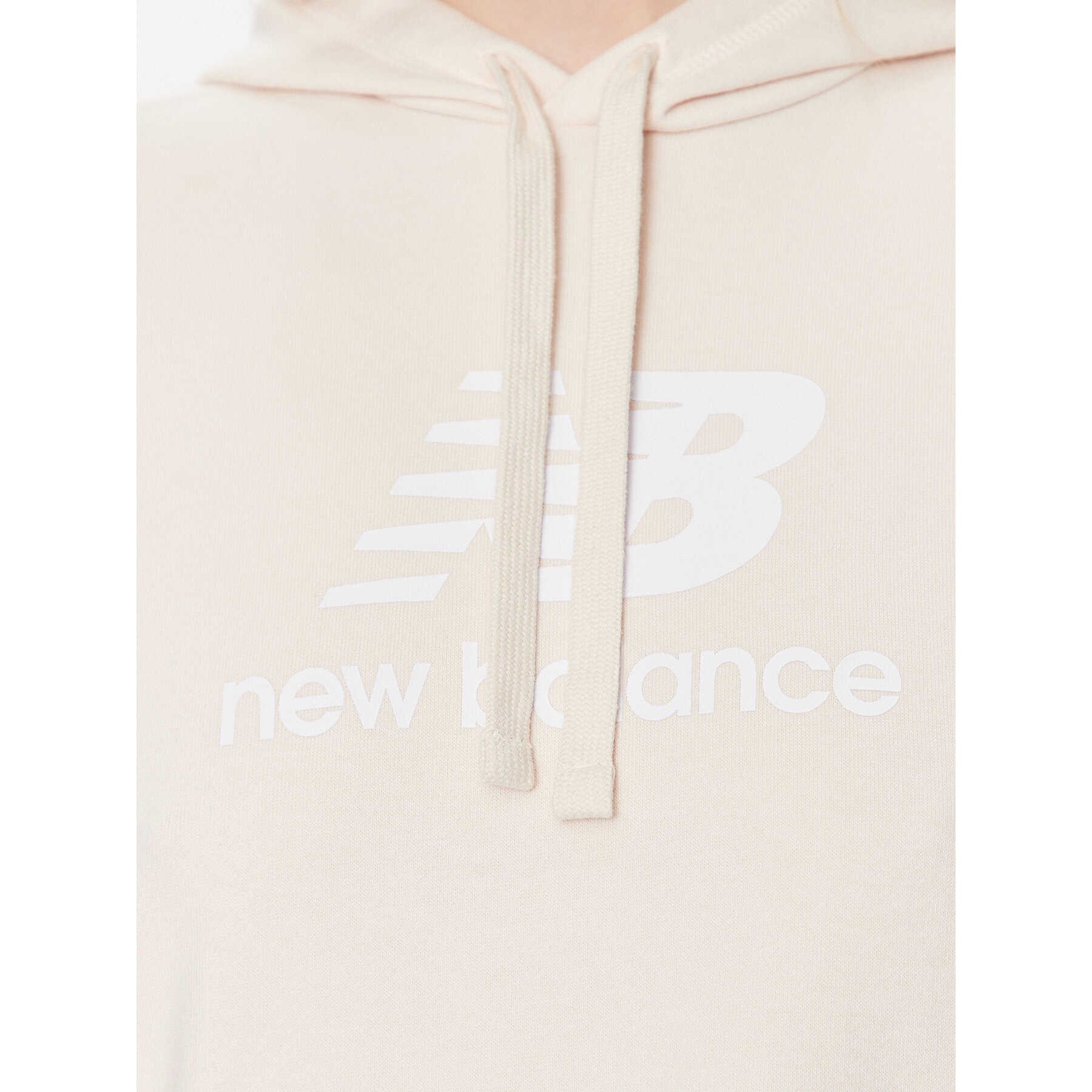 New Balance Bluză WT31533 Bej Relaxed Fit - Pled.ro